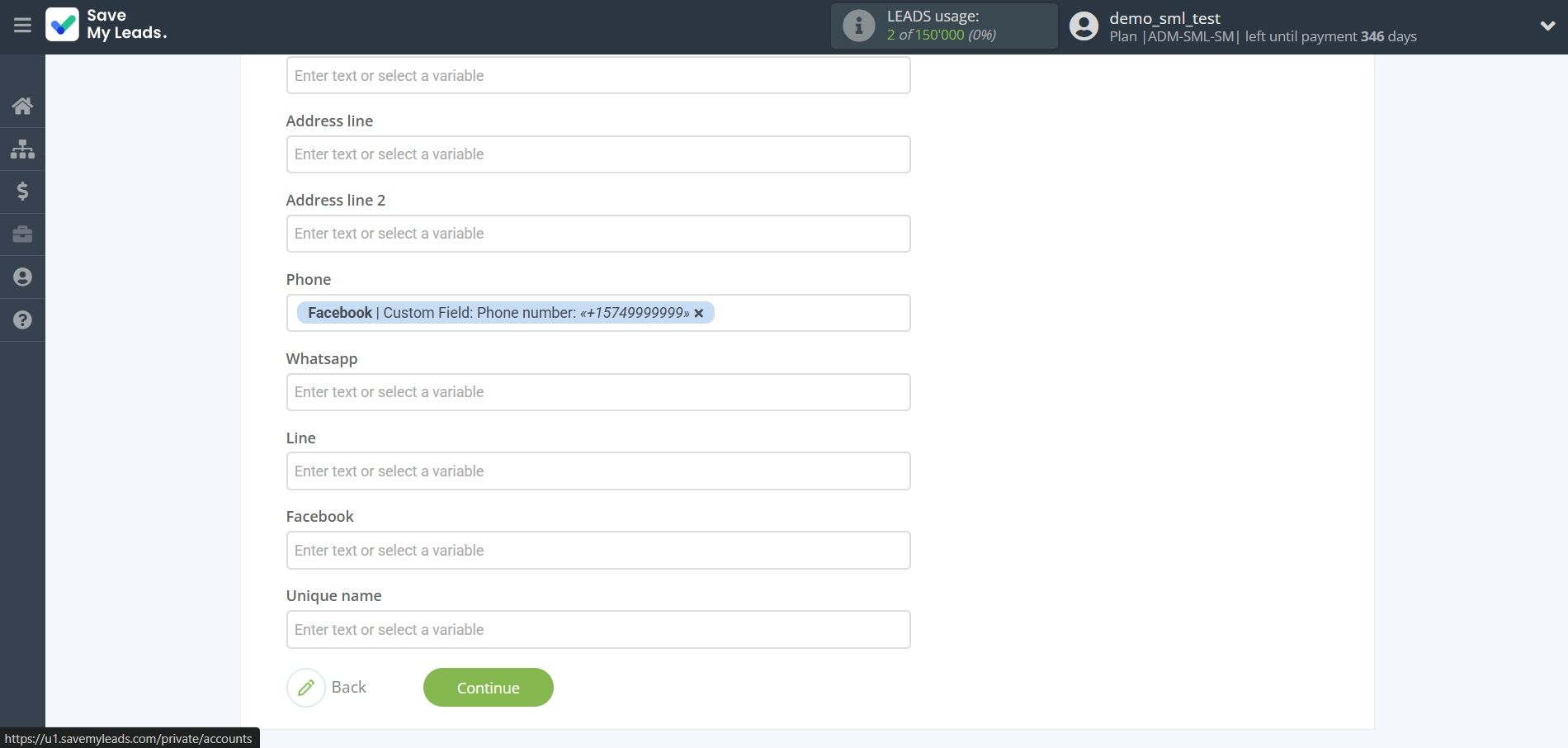 How to Connect Facebook with SendGrid | Assigning fields How to Connect Facebook with SendGrid | Assigning fields
