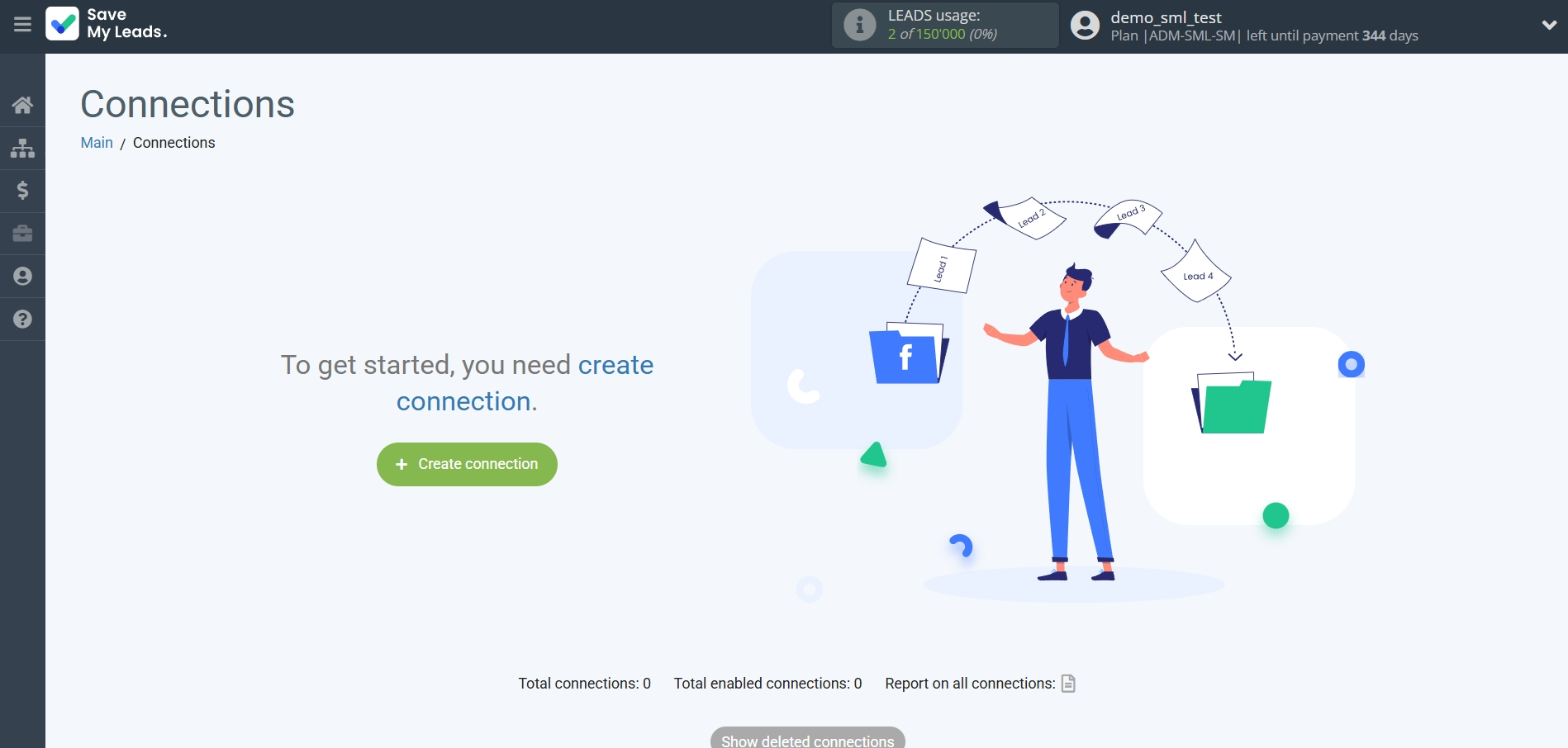 How to Connect Facebook with Pipedrive Create Lead | Create connection