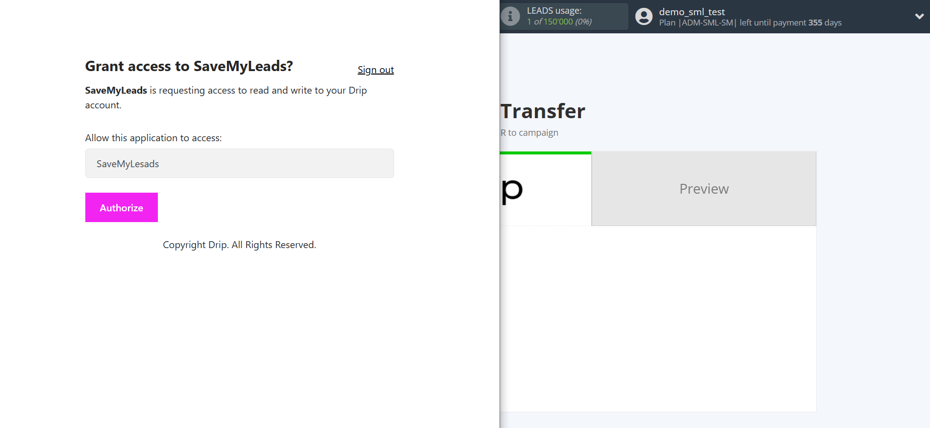 How to Connect Facebook with Drip Add Subscribers to campaign | Data Destination account connection