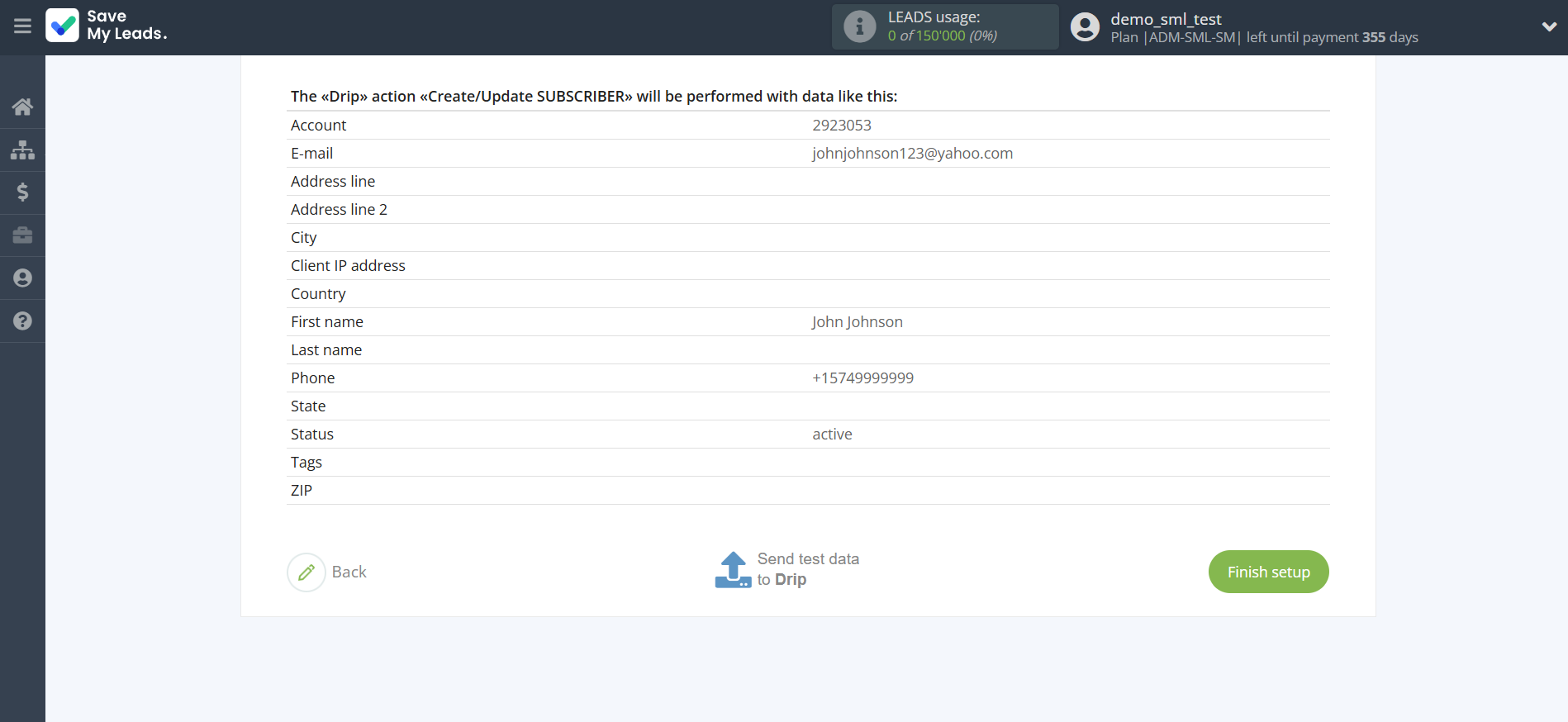 How to Connect Facebook with Drip Create/Update Subscribers | Test data How to Connect Facebook with Drip Create/Update Subscribers | Test data