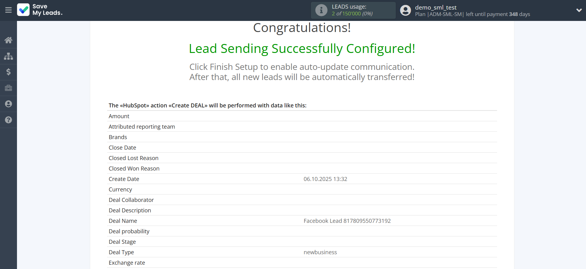 How to Connect Facebook with HubSpot Create Deal | Test data How to Connect Facebook with HubSpot Create Deal | Test data