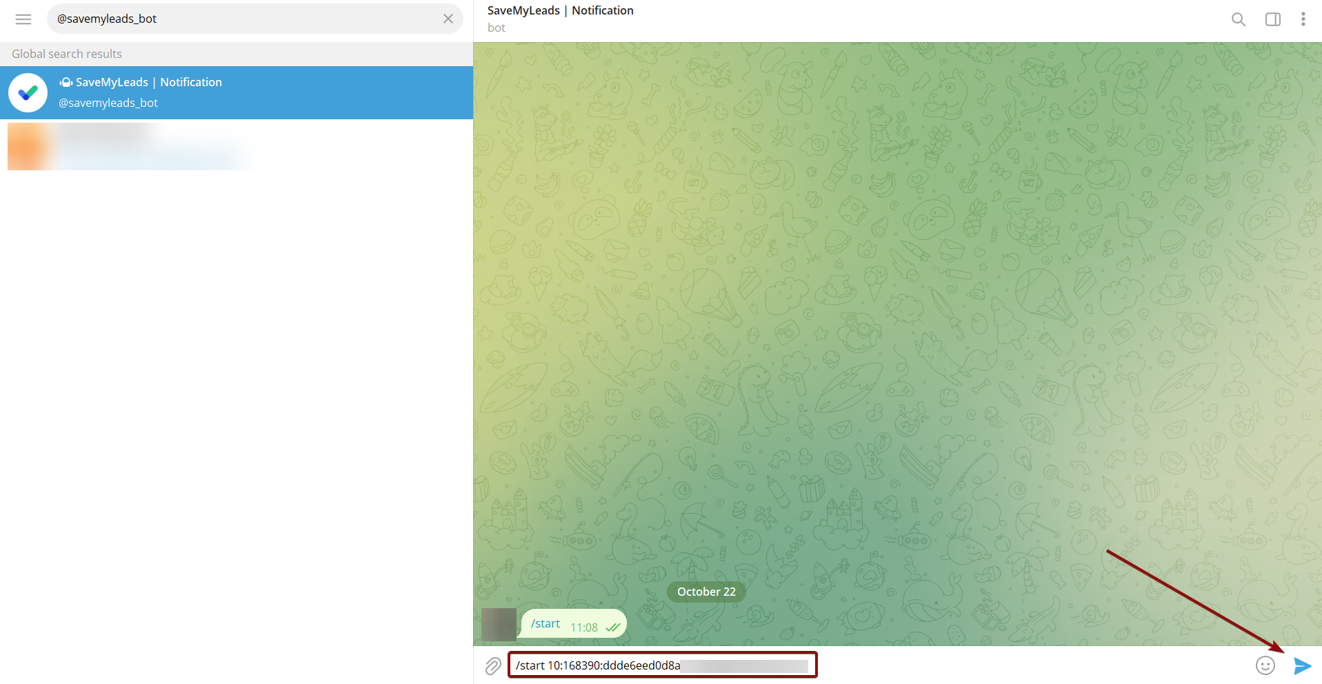 How to Connect Facebook with Telegram | Data Destination account connection