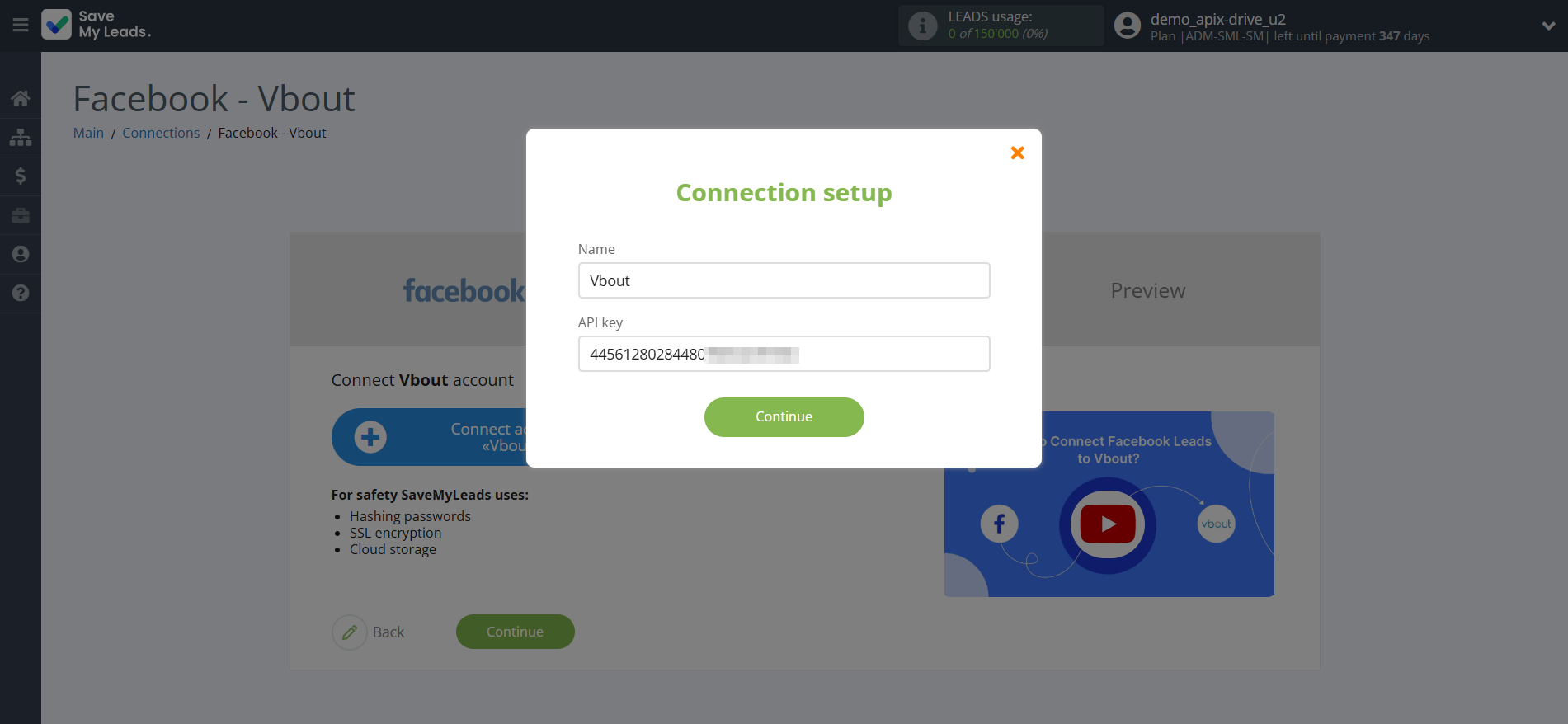 How to Connect Facebook with Vbout Add Contact | Data Destination account connection How to Connect Facebook with Vbout Add Contact | Data Destination account connection