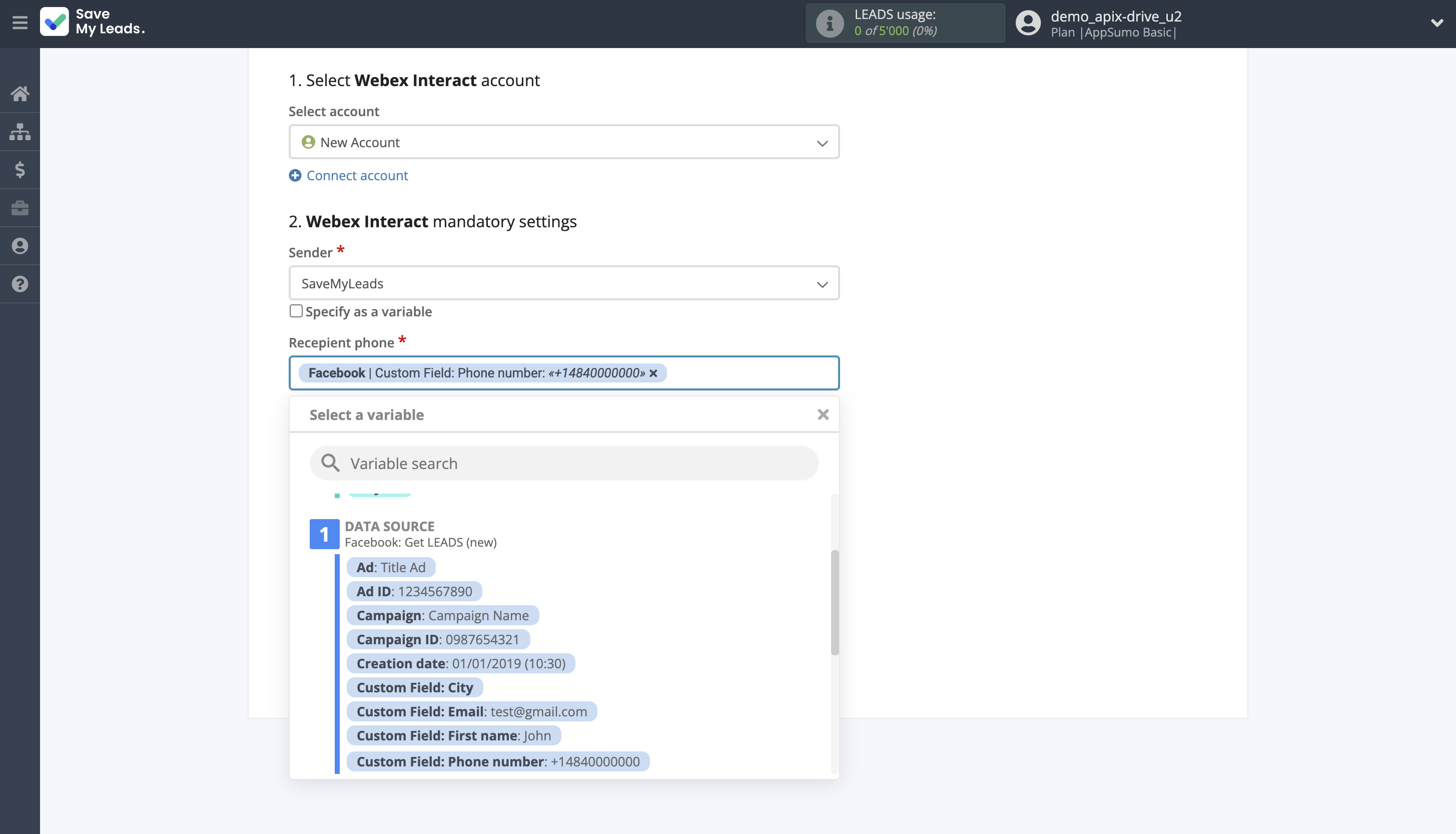 How to Connect Facebook with Webex Interact | Assigning fields How to Connect Facebook with Webex Interact | Assigning fields