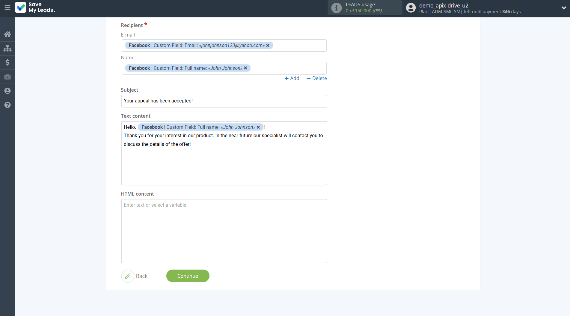 How to Connect Facebook with MailerSend Send Email | Assigning fields How to Connect Facebook with MailerSend Send Email | Assigning fields