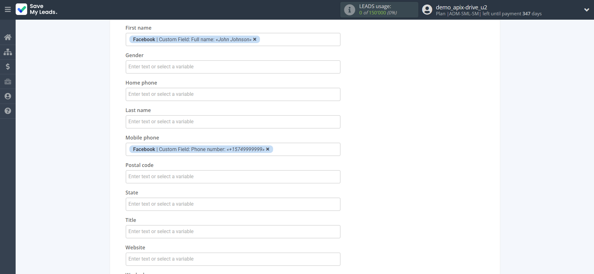 How to Connect Facebook with VerticalResponse | Assigning fields How to Connect Facebook with VerticalResponse | Assigning fields