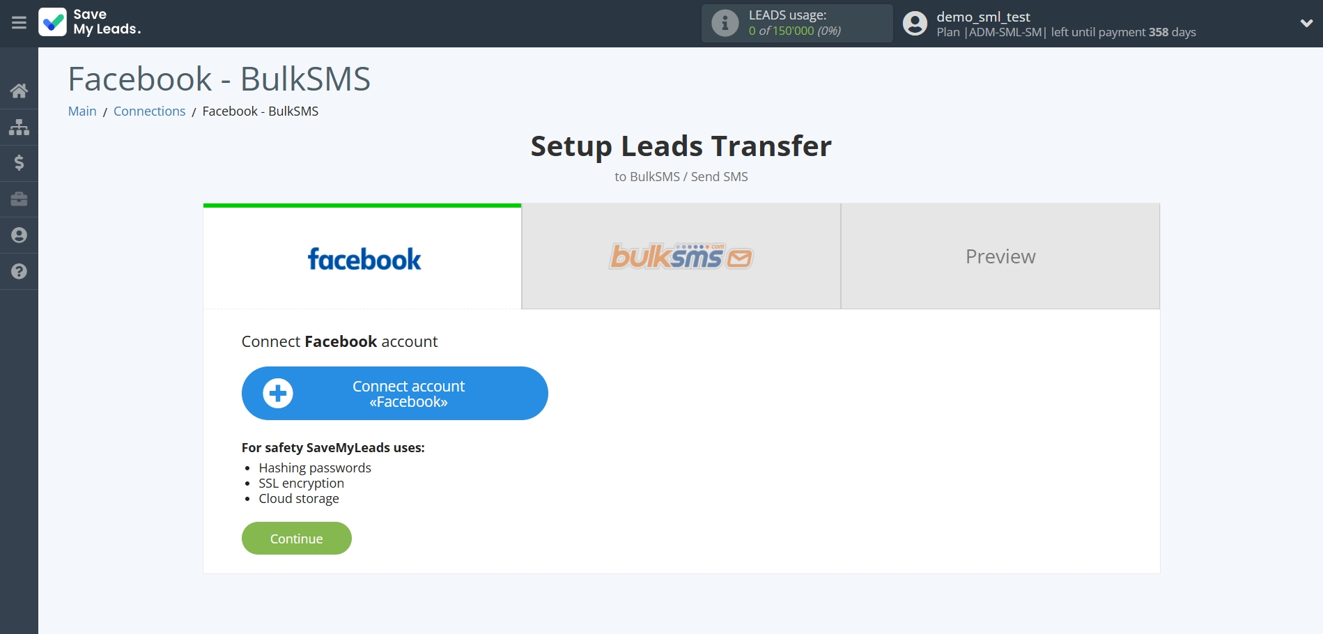 How to Connect Facebook with BulkSMS | Data Source account connection How to Connect Facebook with BulkSMS | Data Source account connection