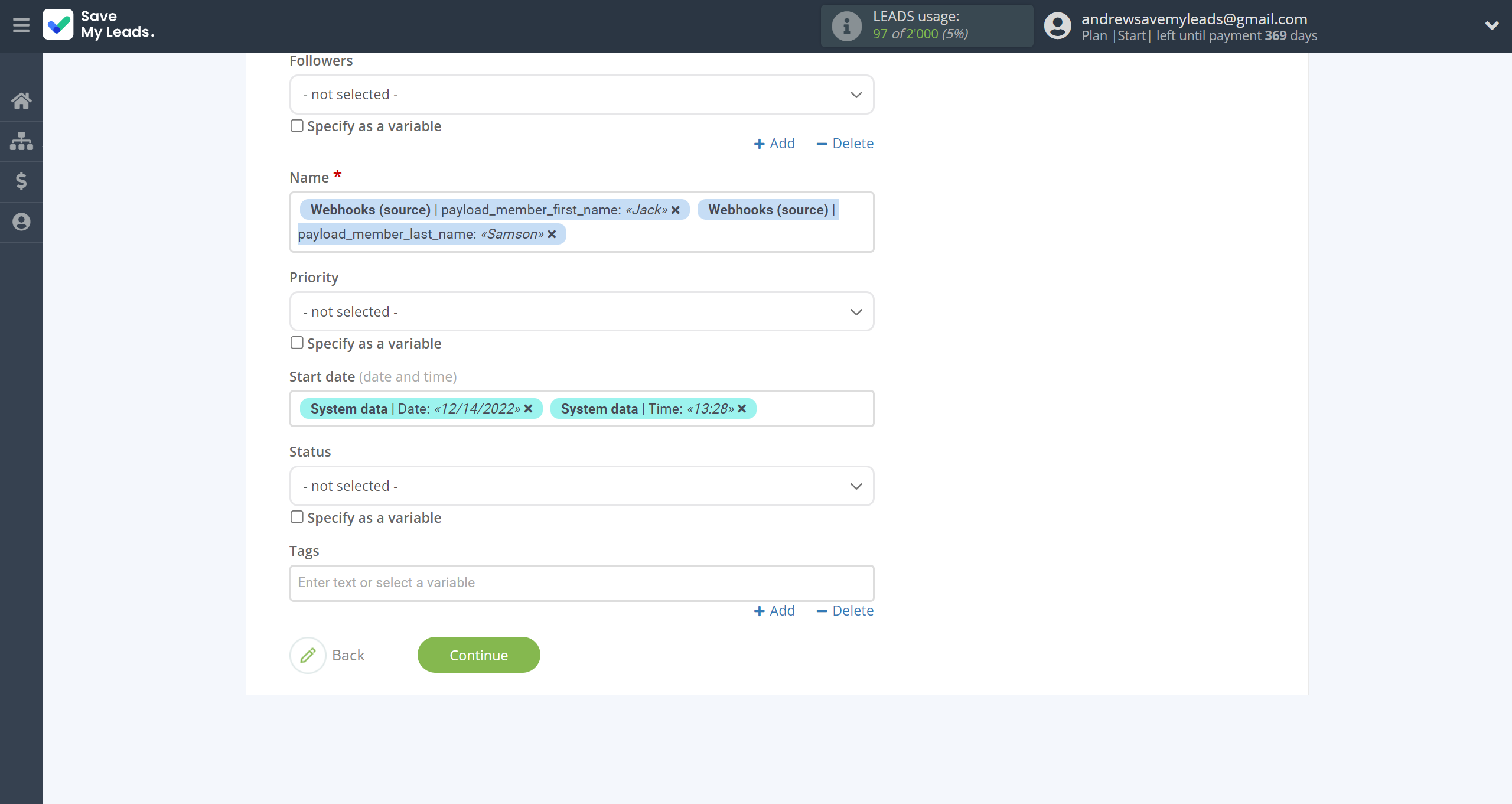 How to Connect Webhooks with ClickUp | Assigning fields How to Connect Webhooks with ClickUp | Assigning fields