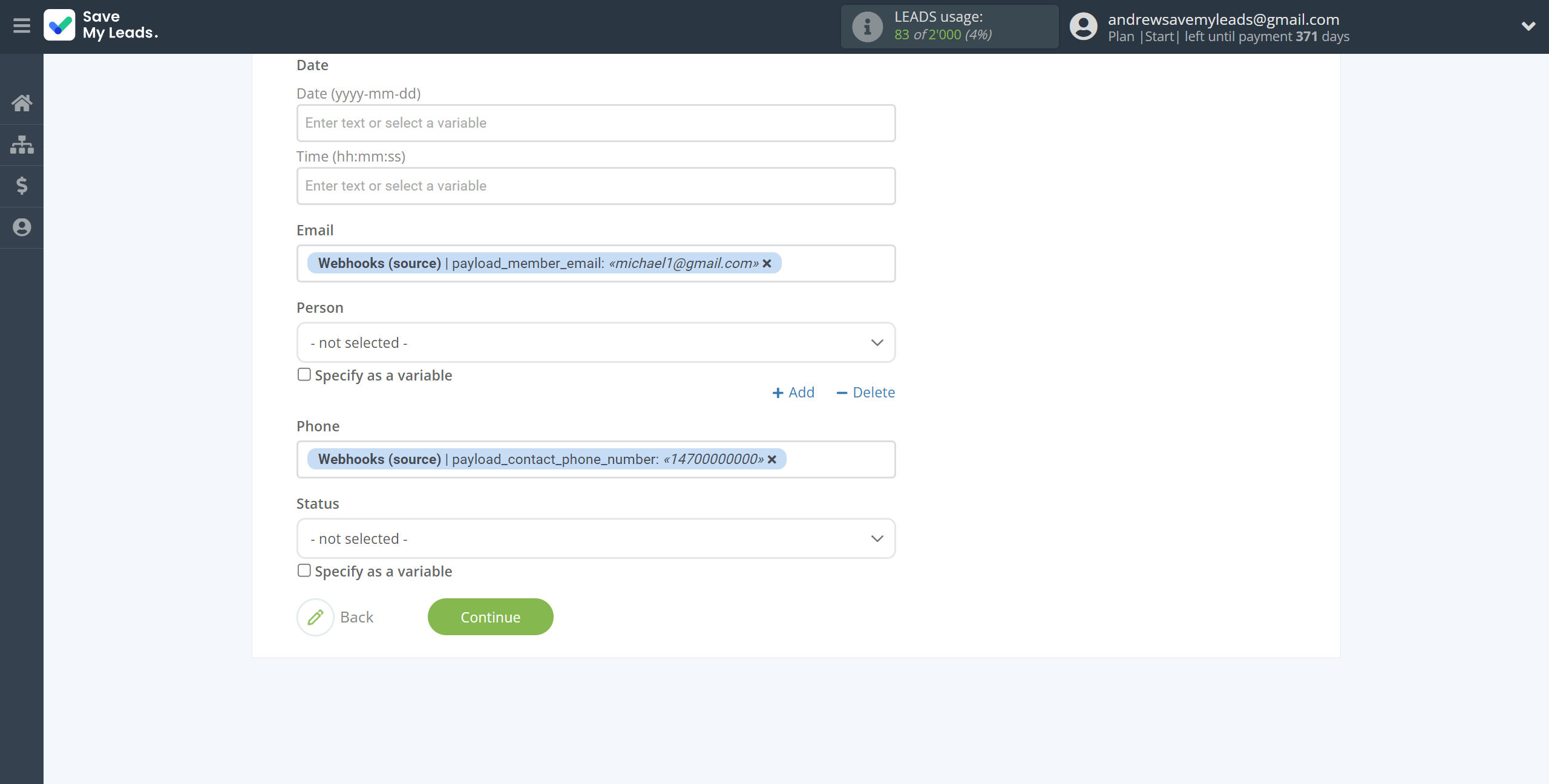 How to Connect Webhooks with Monday.com | Assigning fields How to Connect Webhooks with Monday.com | Assigning fields