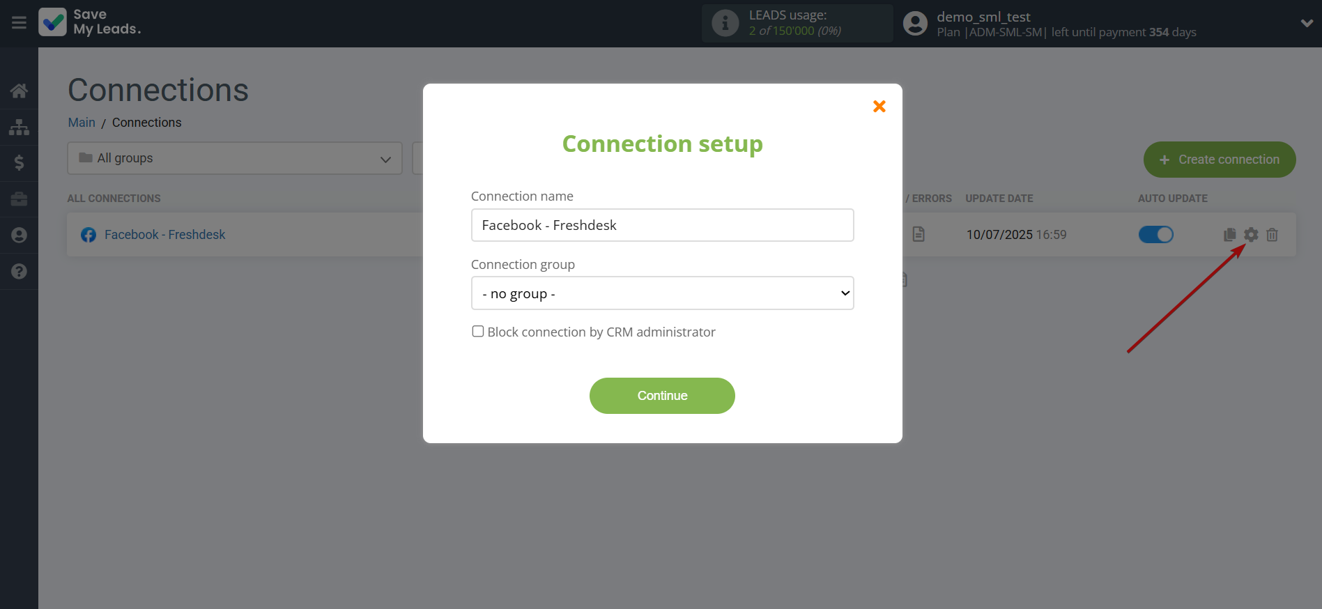 How to Connect Facebook with Freshdesk Create Ticket | Name and group connection