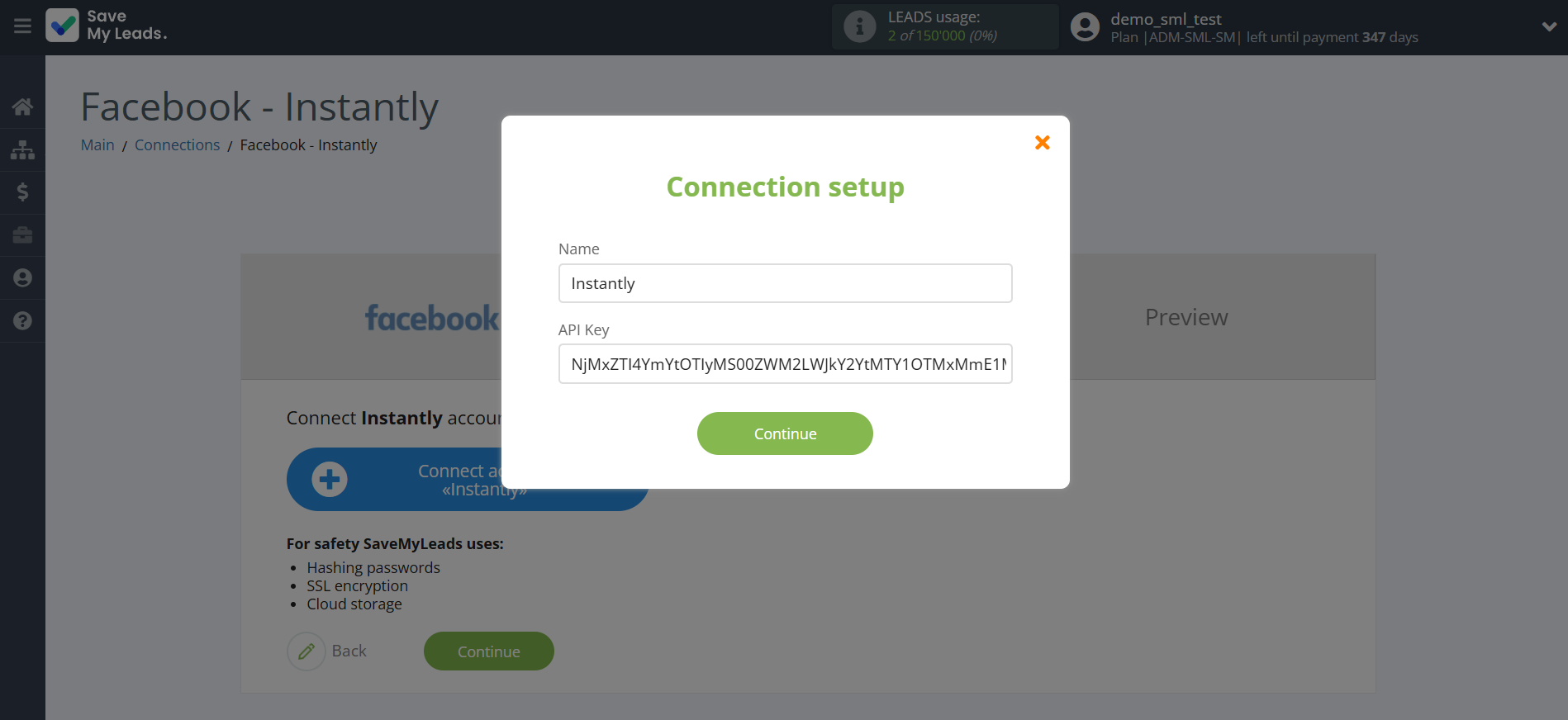 How to Connect Facebook with Instantly Add lead to campaign | Data Destination account connection How to Connect Facebook with Instantly Add lead to campaign | Data Destination account connection