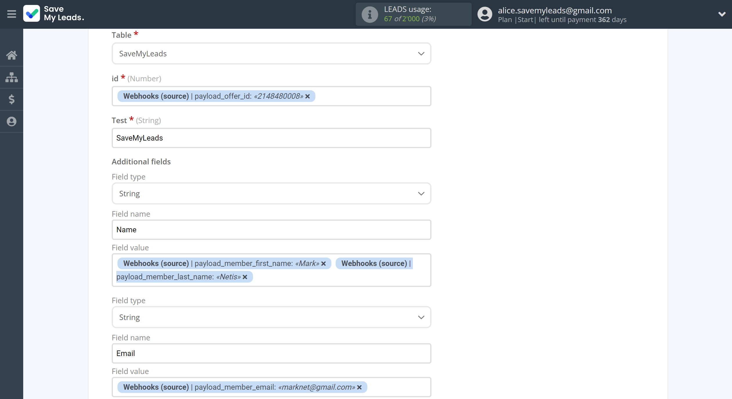 How to Connect Webhooks with Amazon DynamoDB | Assigning fields How to Connect Webhooks with Amazon DynamoDB | Assigning fields