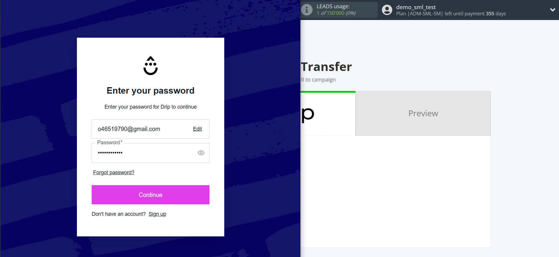 How to Connect Facebook with Drip Add Subscribers to campaign | Data Destination account connection