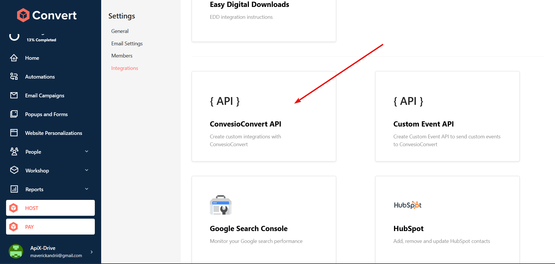 How to Connect Webhooks with ConvesioConvert | Data Destination account connection How to Connect Webhooks with ConvesioConvert | Data Destination account connection