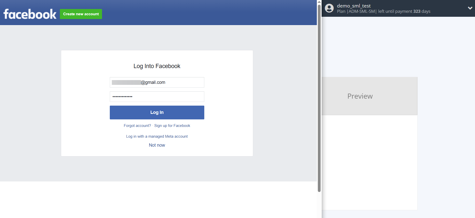 How to Connect Facebook with Crove | Data Source account connection