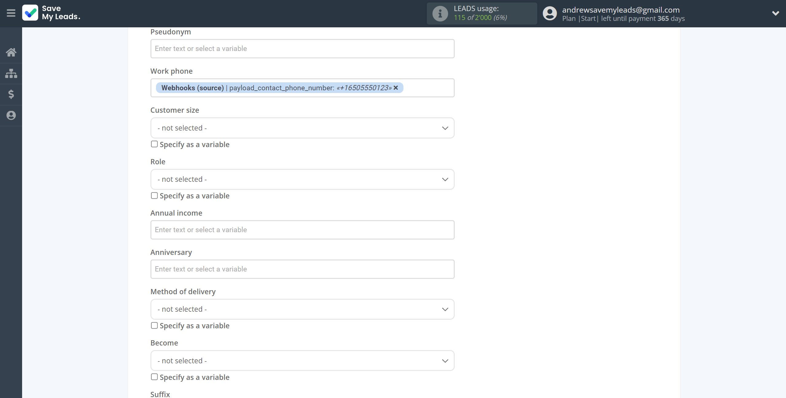 How to Connect Webhooks with Microsoft Dynamics 365 Create Contacts | Assigning fields How to Connect Webhooks with Microsoft Dynamics 365 Create Contacts | Assigning fields