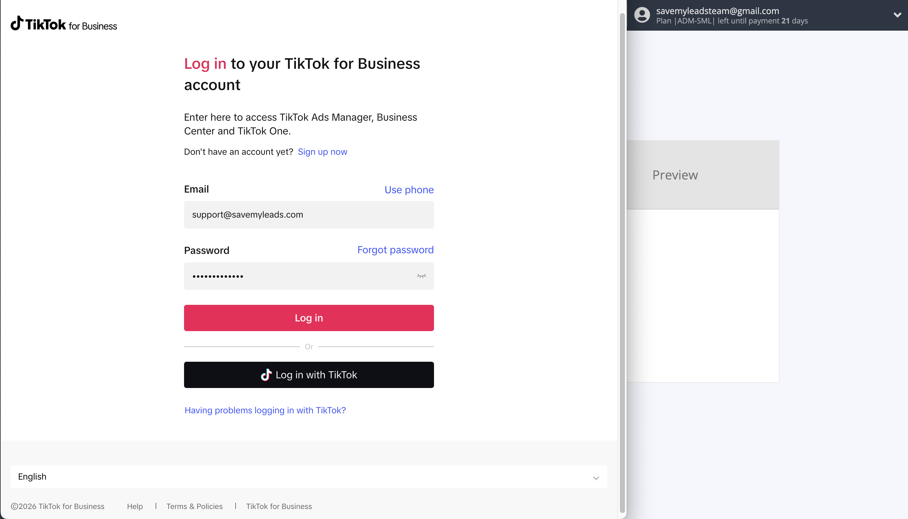 How to Connect TikTok with Omnisend Create Contact | Data Source account connection