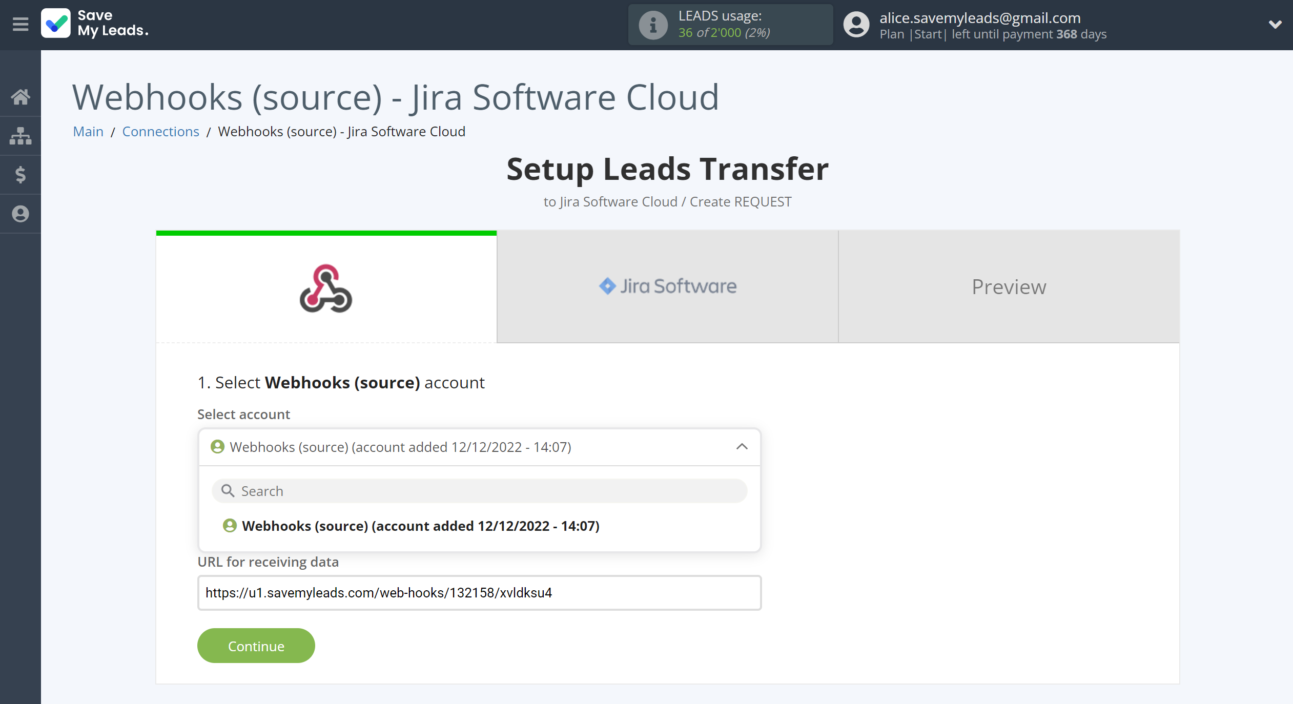 How to Connect Webhooks with Jira Software Cloud | Data Source account connection How to Connect Webhooks with Jira Software Cloud | Data Source account connection