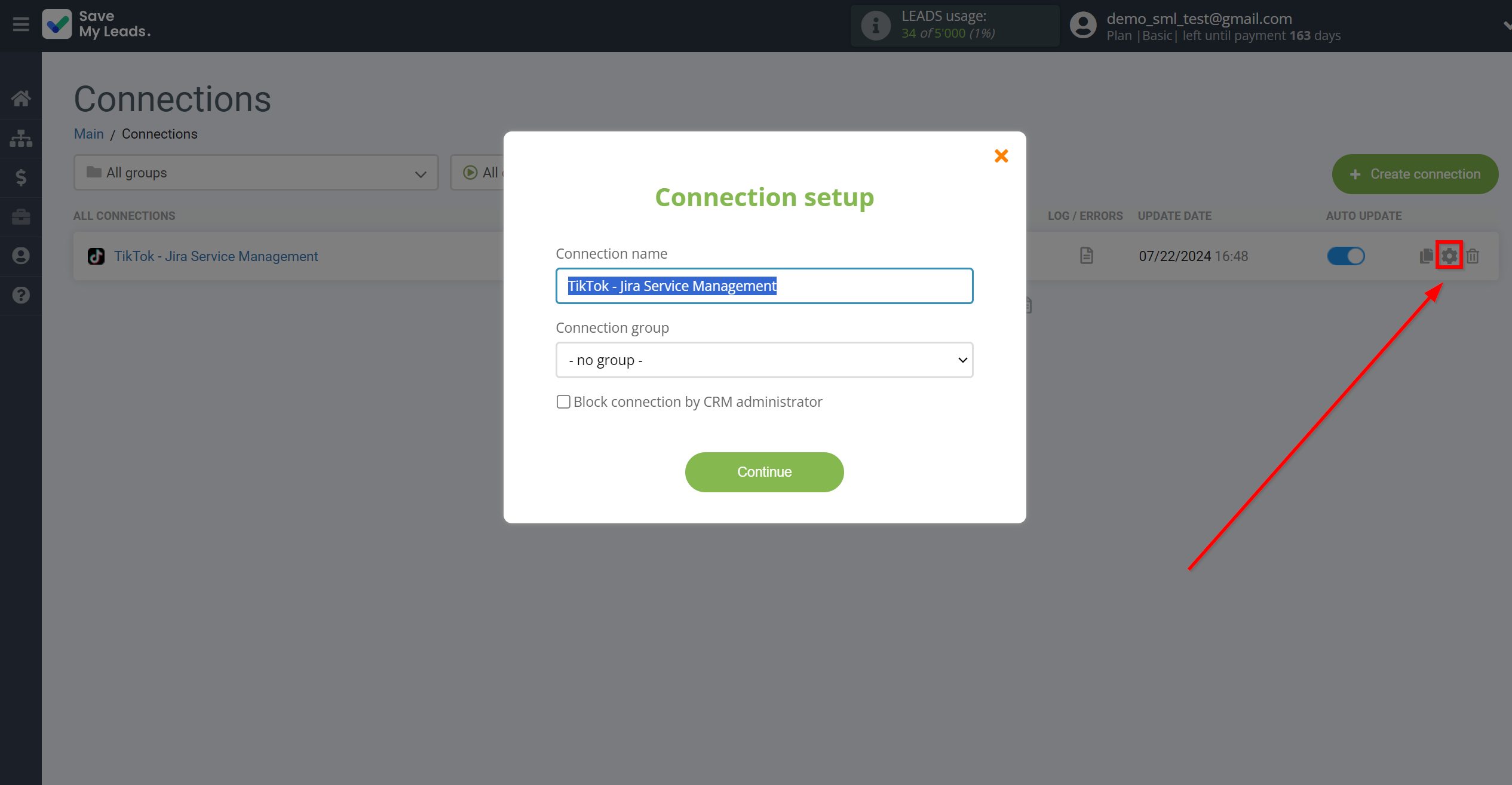 How to Connect TikTok with Jira Service Management | Name and group connection How to Connect TikTok with Jira Service Management | Name and group connection