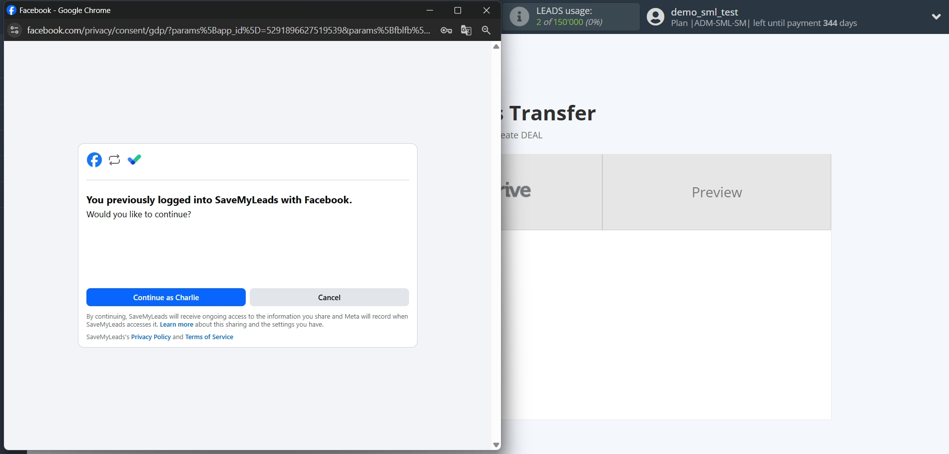How to Connect Facebook with Pipedrive Create Deal | Data Source account connection