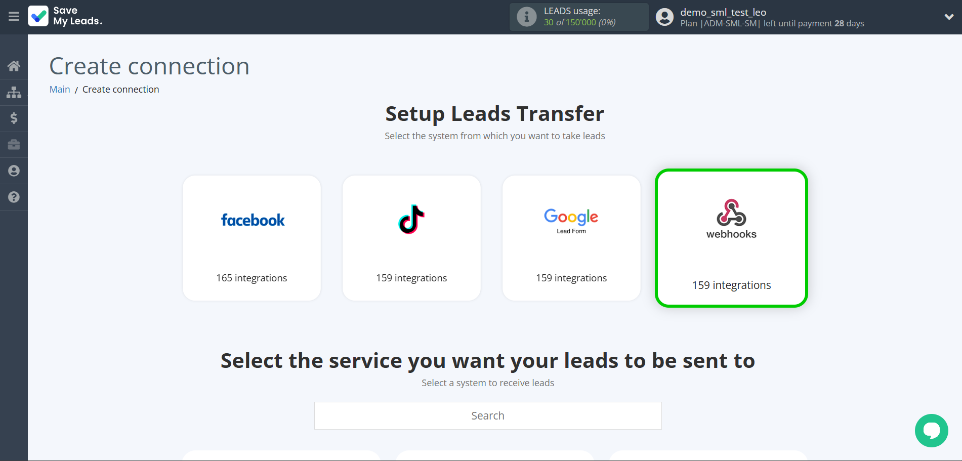 How to Connect Webhooks with ConvesioConvert | Data Source system selection How to Connect Webhooks with ConvesioConvert | Data Source system selection