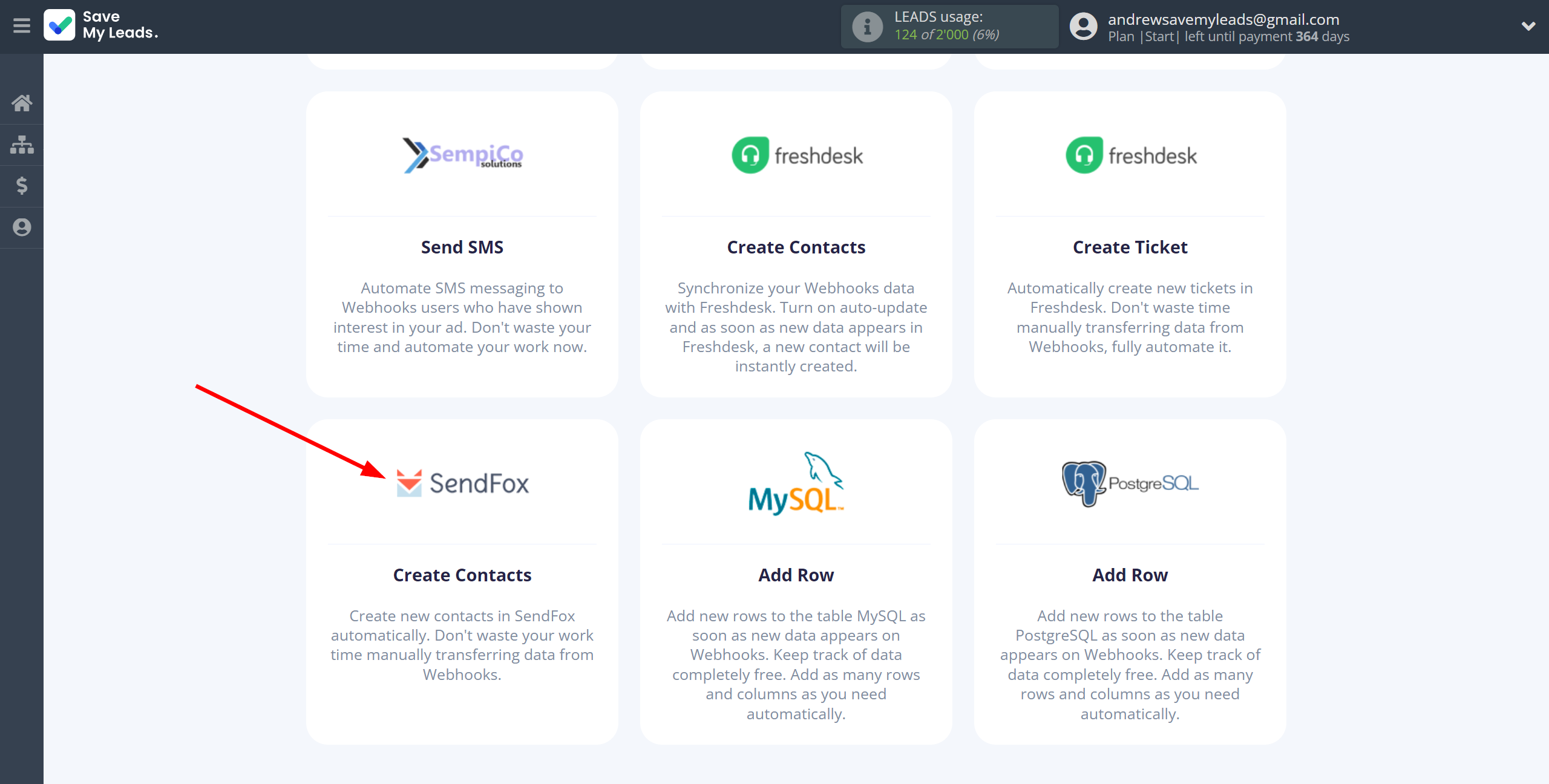 How to Connect Webhooks with SendFox | Data Destination system selection How to Connect Webhooks with SendFox | Data Destination system selection