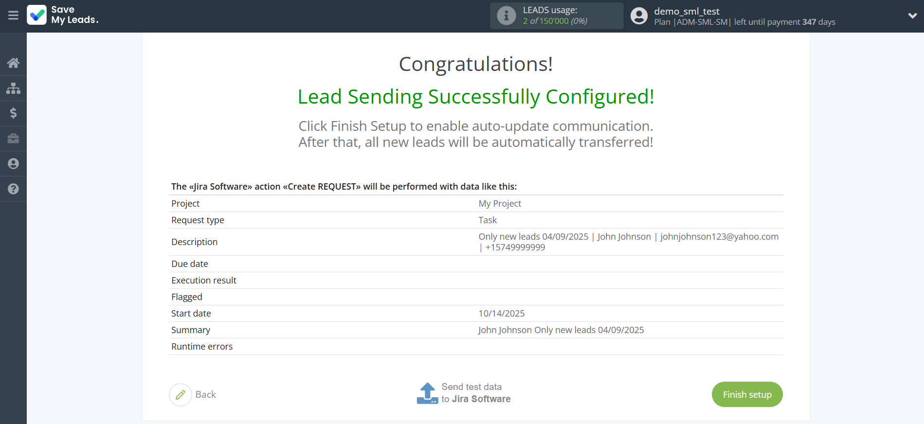 How to Connect Facebook with Jira Software | Test data How to Connect Facebook with Jira Software | Test data