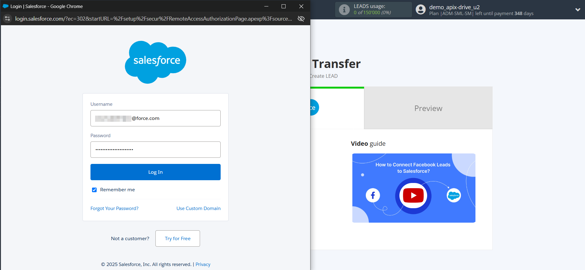 How to Connect Facebook with Salesforce CRM Create Lead | Data Destination account connection How to Connect Facebook with Salesforce CRM Create Lead | Data Destination account connection