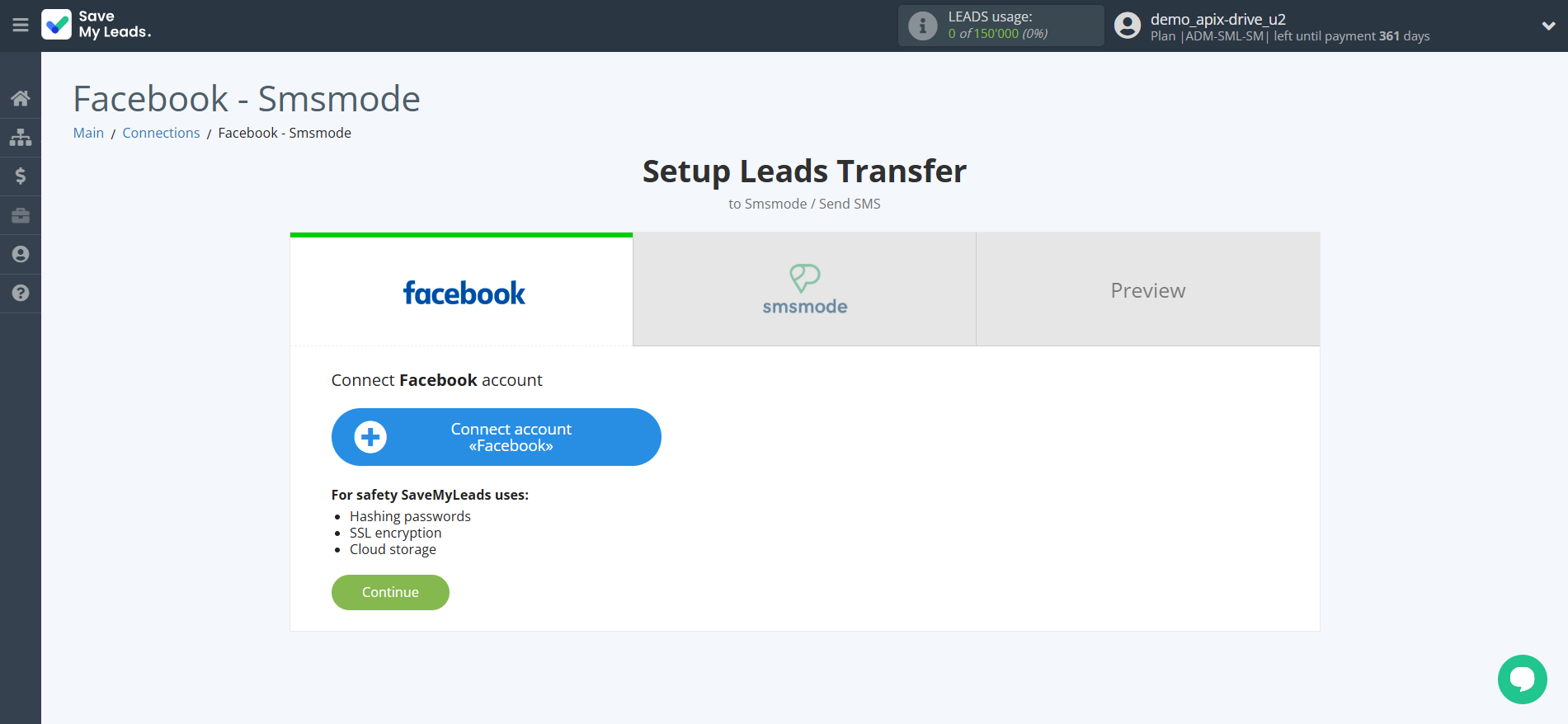 How to Connect Facebook with Smsmode | Data Source account How to Connect Facebook with Smsmode | Data Source account