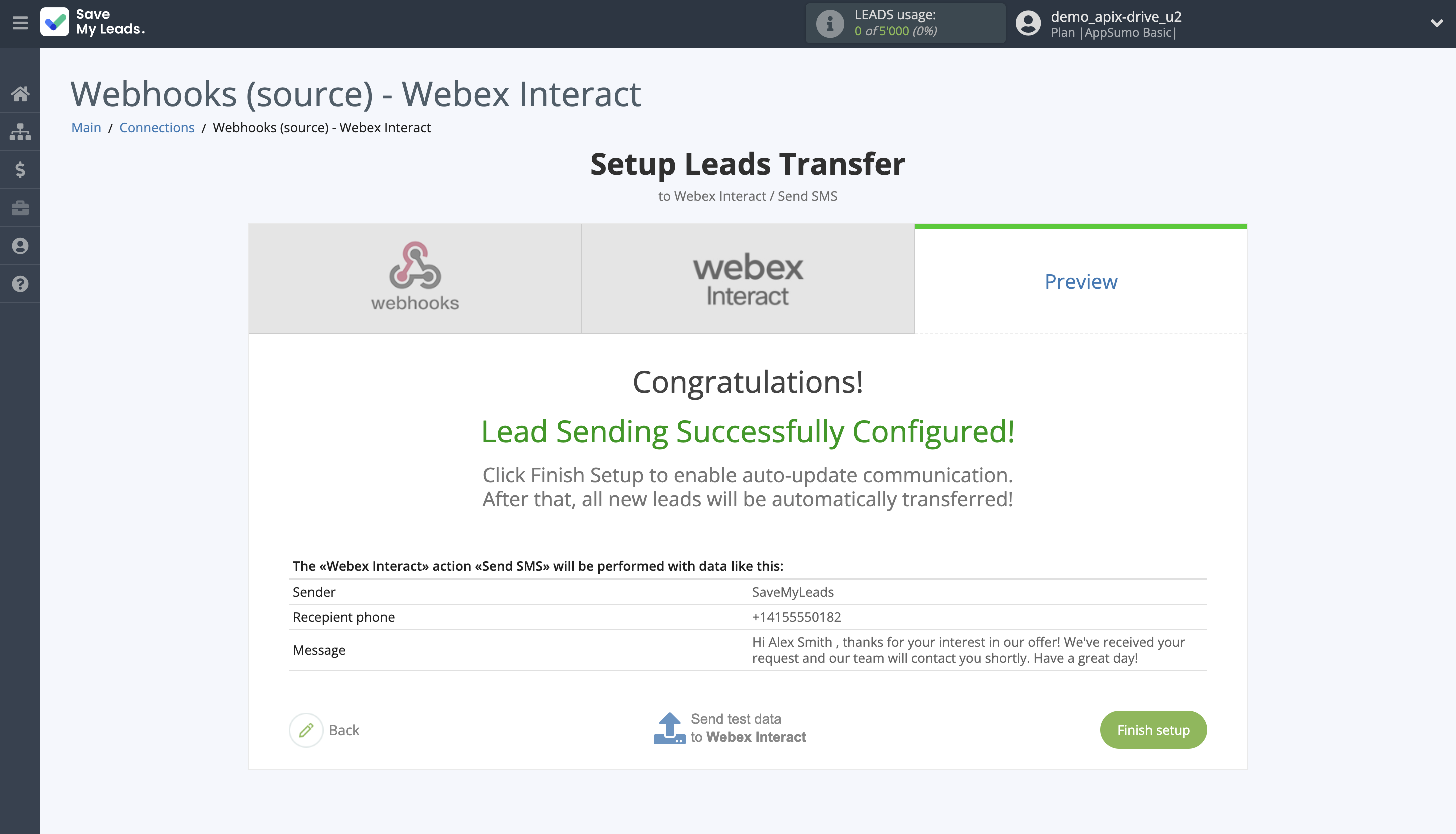 How to Connect Webhooks with Webex Interact | Test data How to Connect Webhooks with Webex Interact | Test data