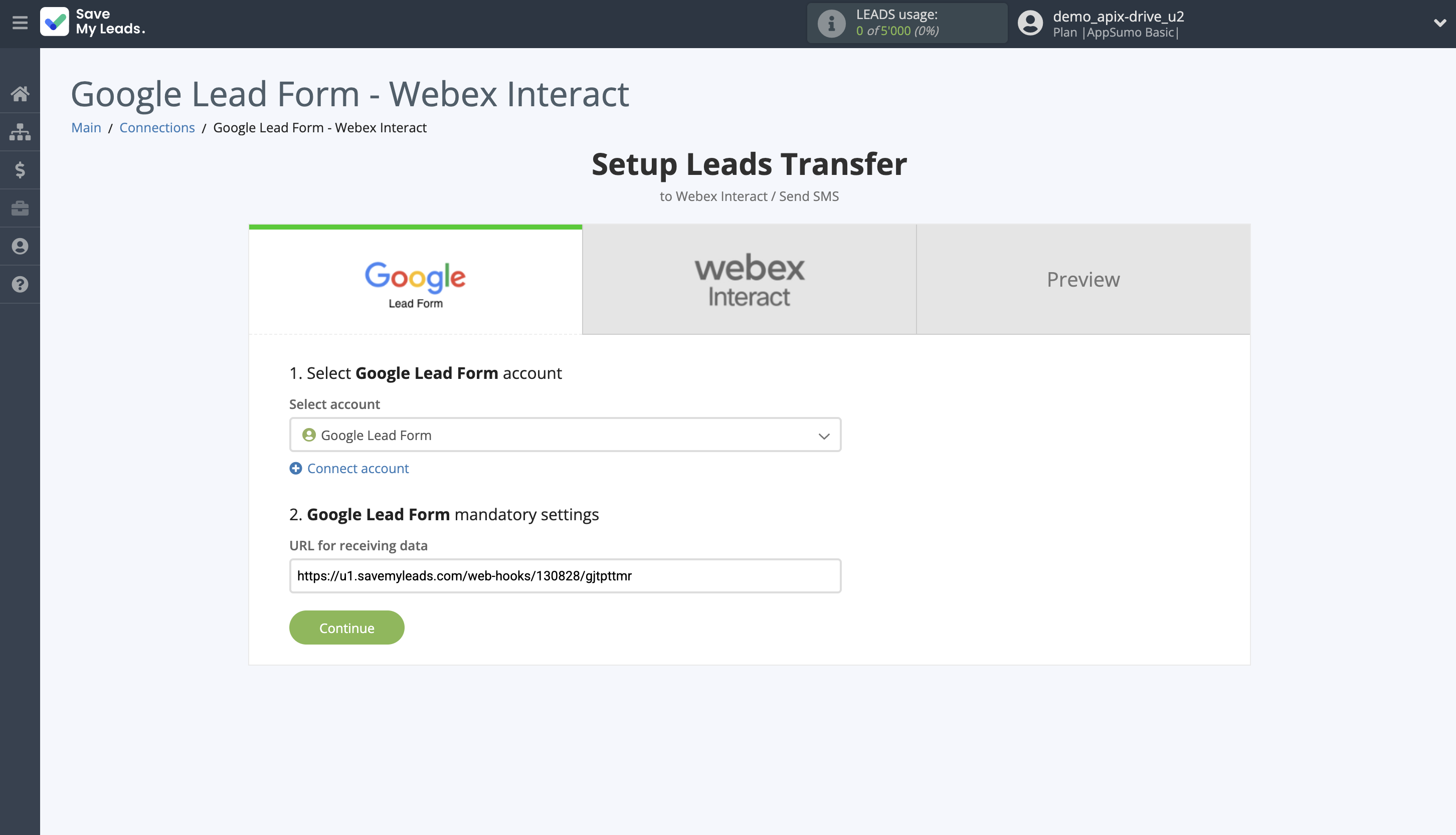 How to Connect Google Lead Form with Webex Interact | Data Source account connection How to Connect Google Lead Form with Webex Interact | Data Source account connection