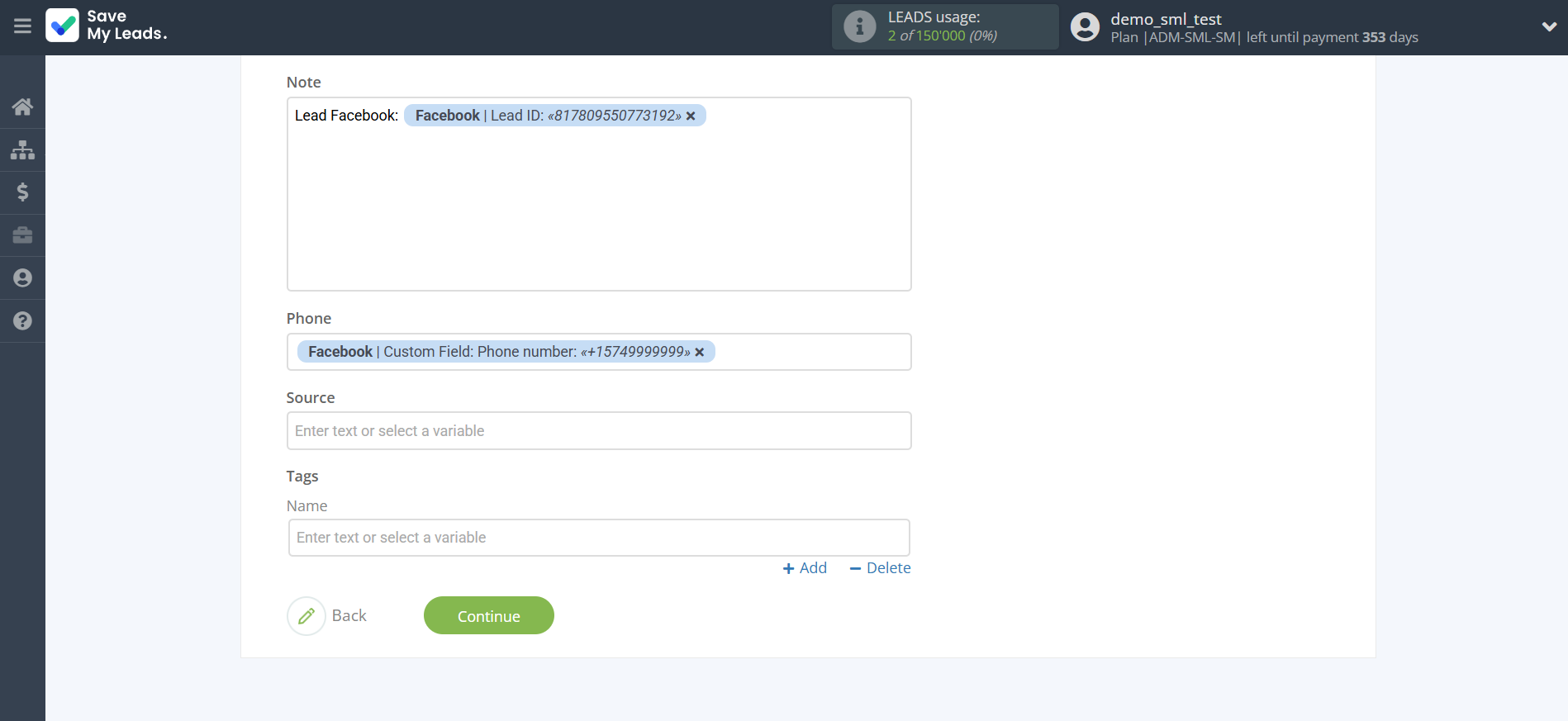 How to Connect Facebook with HelpCrunch Create Contacts | Assigning fields How to Connect Facebook with HelpCrunch Create Contacts | Assigning fields
