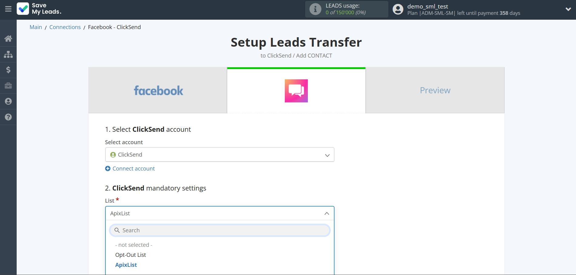 How to Connect Facebook with ClickSend Add Contacts | Assigning fields How to Connect Facebook with ClickSend Add Contacts | Assigning fields
