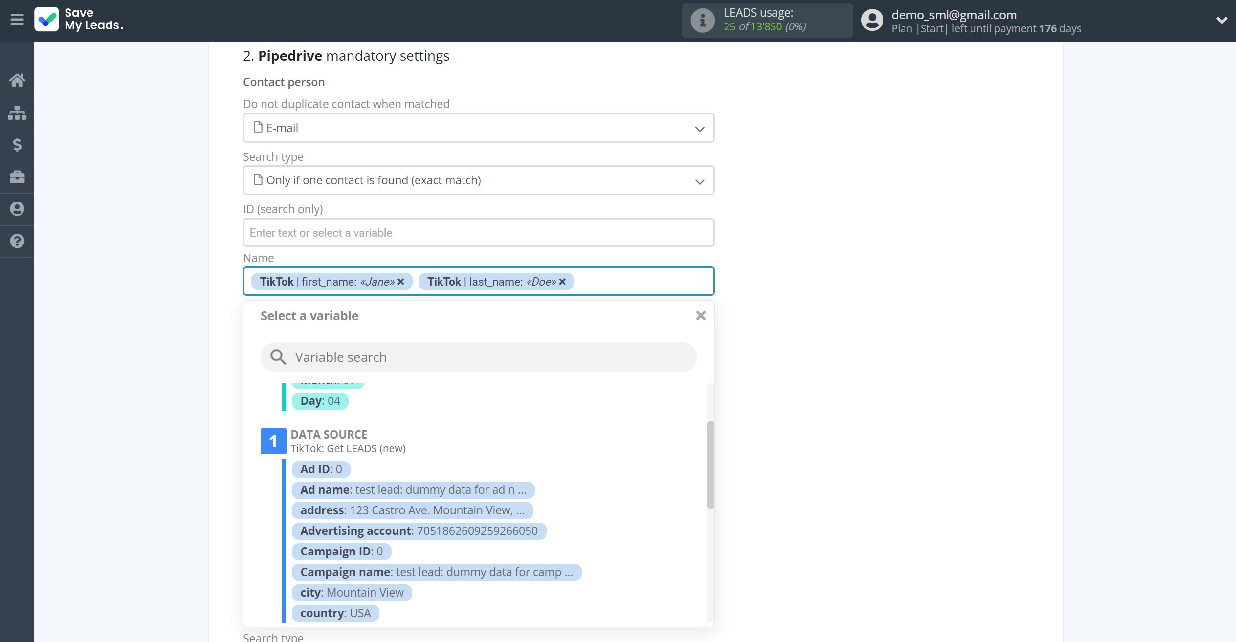 How to Connect TikTok with Pipedrive Create Lead | Assigning fields How to Connect TikTok with Pipedrive Create Lead | Assigning fields