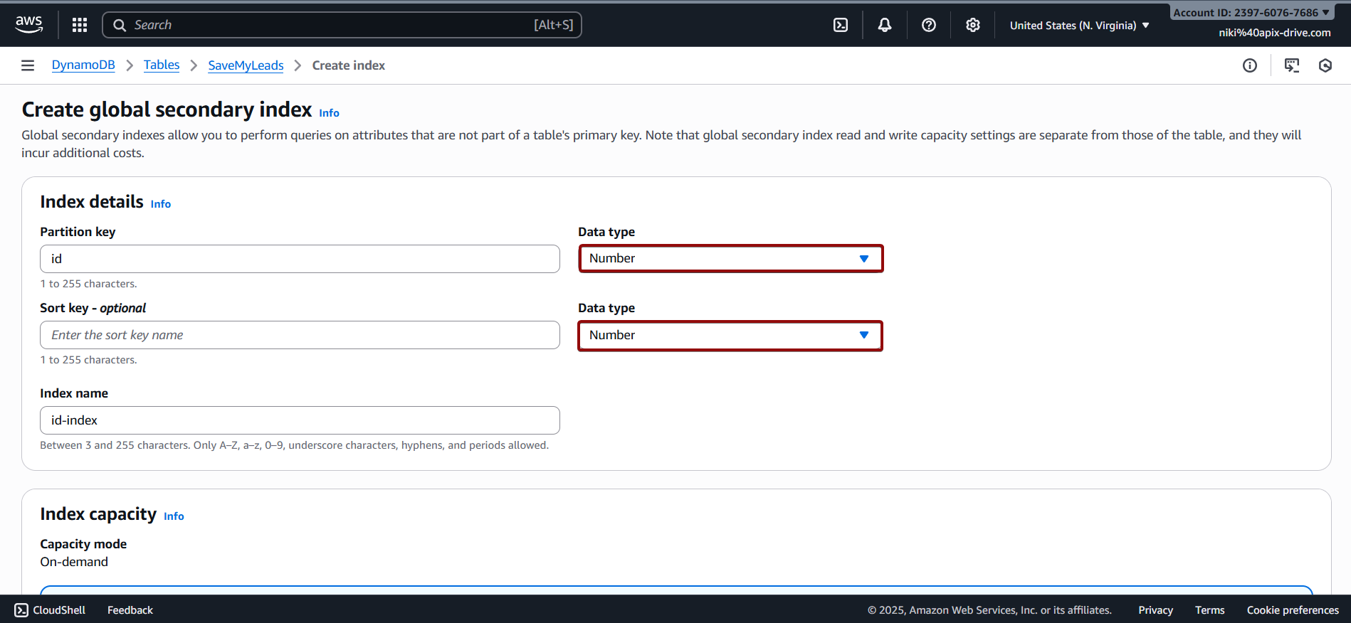 How to Connect Facebook with Amazon DynamoDB | Creating table How to Connect Facebook with Amazon DynamoDB | Creating table