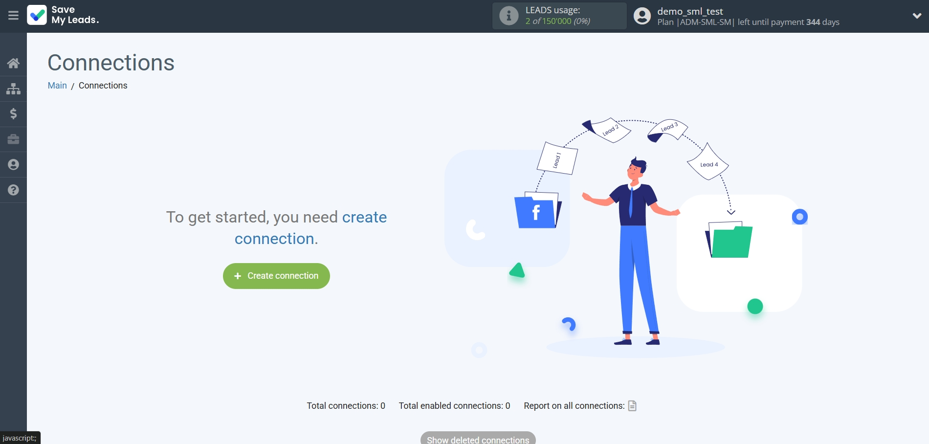 How to Connect Facebook  with Pipedrive Create Task | Create connection