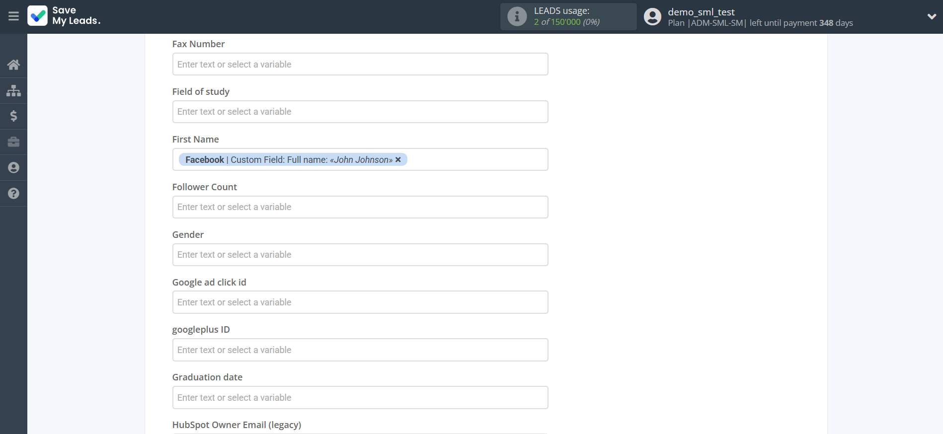 How to Connect Facebook with HubSpot Create Contacts | Assigning fields How to Connect Facebook with HubSpot Create Contacts | Assigning fields