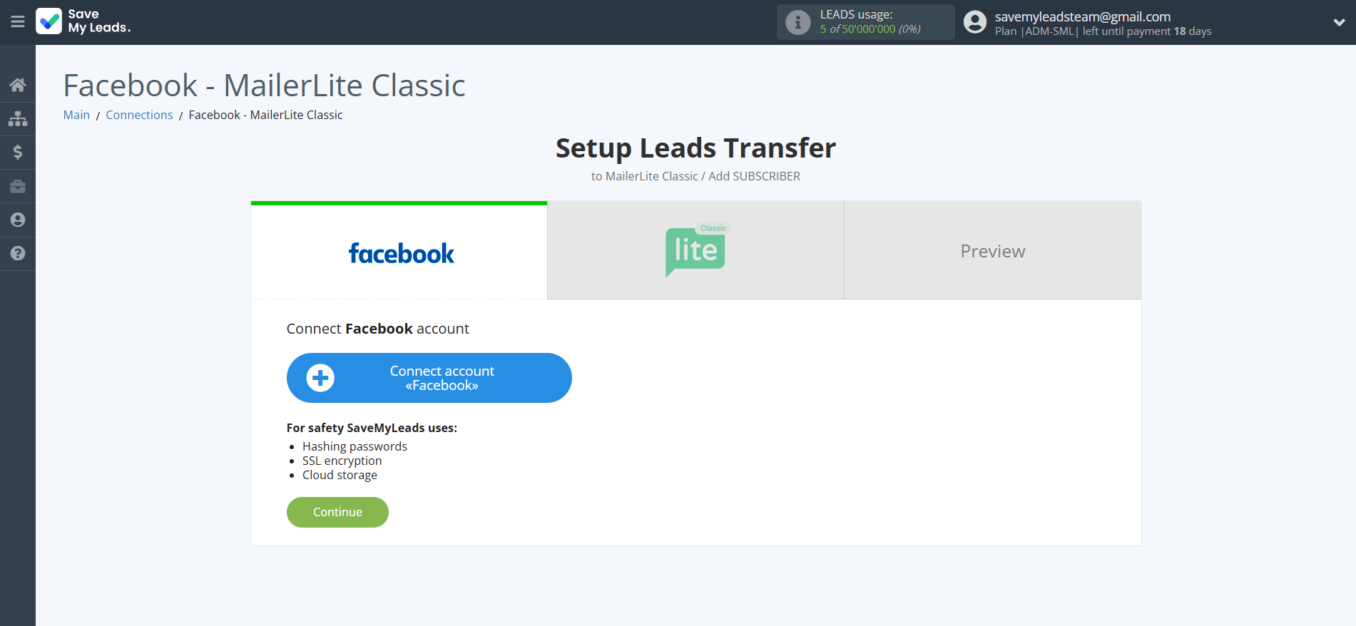How to Connect Facebook with MailerLite Classic | Data Source account How to Connect Facebook with MailerLite Classic | Data Source account