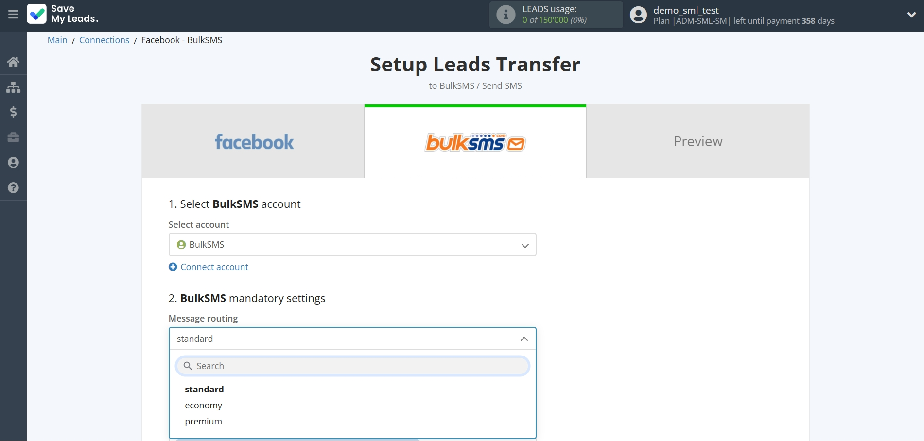 How to Connect Facebook with BulkSMS | Assigning fields How to Connect Facebook with BulkSMS | Assigning fields