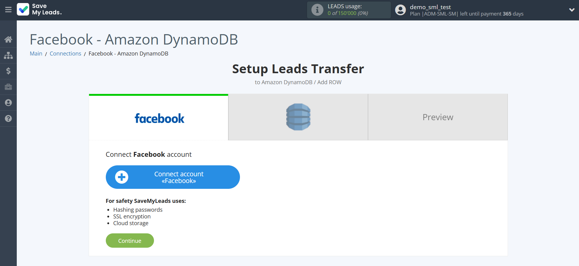How to Connect Facebook with Amazon DynamoDB | Data Source account connection How to Connect Facebook with Amazon DynamoDB | Data Source account connection