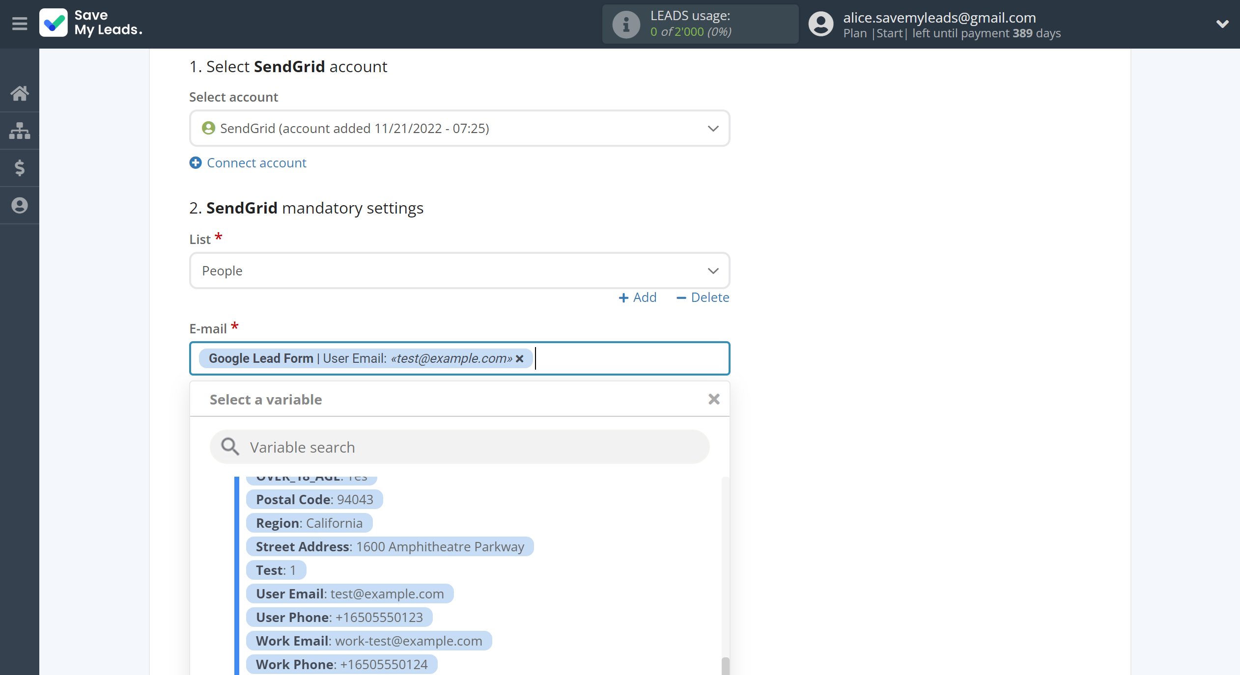 How to Connect Google Lead Form with SendGrid | Assigning fields How to Connect Google Lead Form with SendGrid | Assigning fields