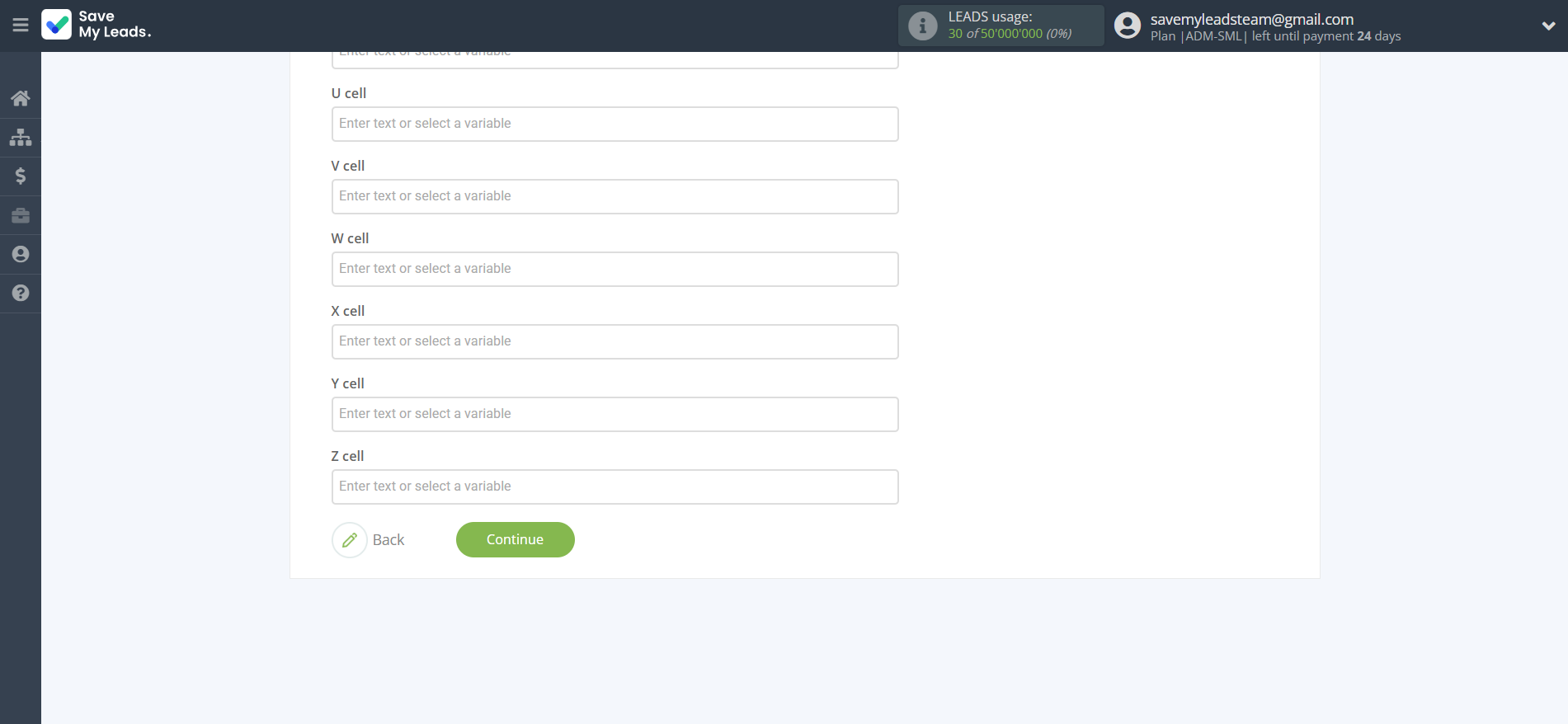 How to Connect Google Lead Form with Rows Add Row | Assigning fields