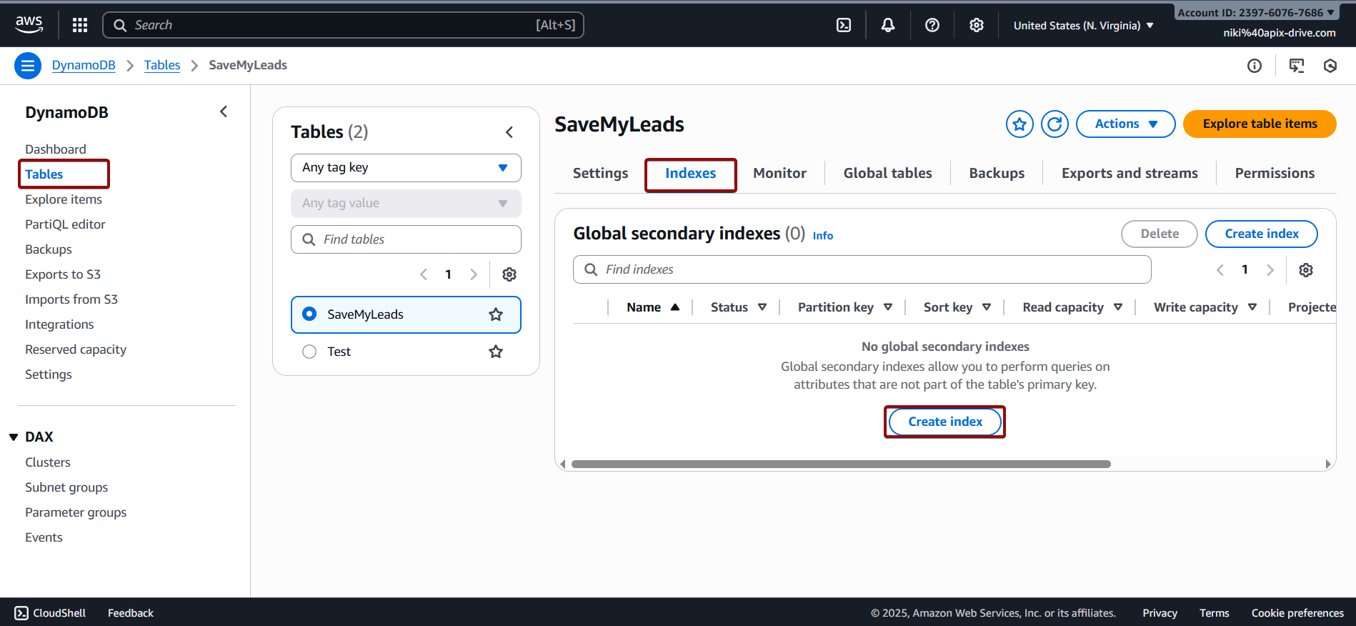 How to Connect Facebook with Amazon DynamoDB | Creating table How to Connect Facebook with Amazon DynamoDB | Creating table