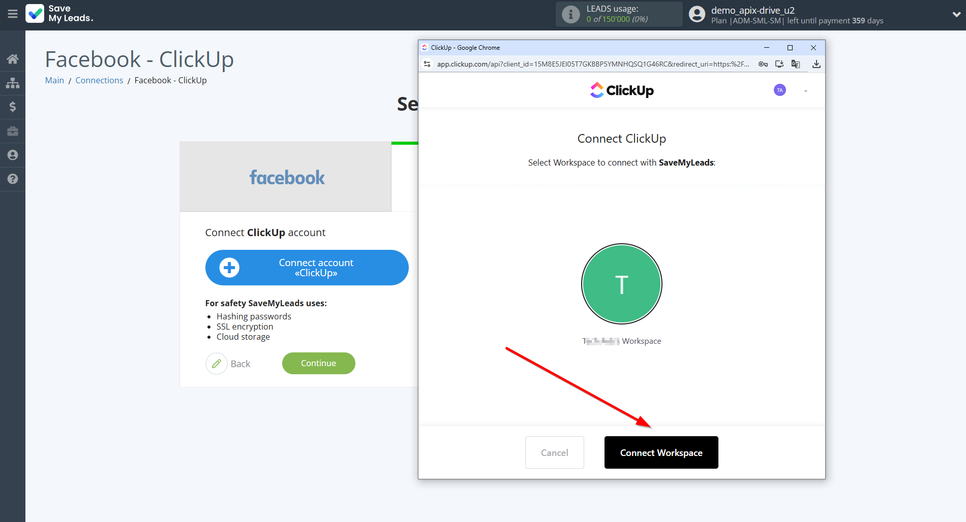 How to Connect Facebook with ClickUp | Data Destination account connection How to Connect Facebook with ClickUp | Data Destination account connection