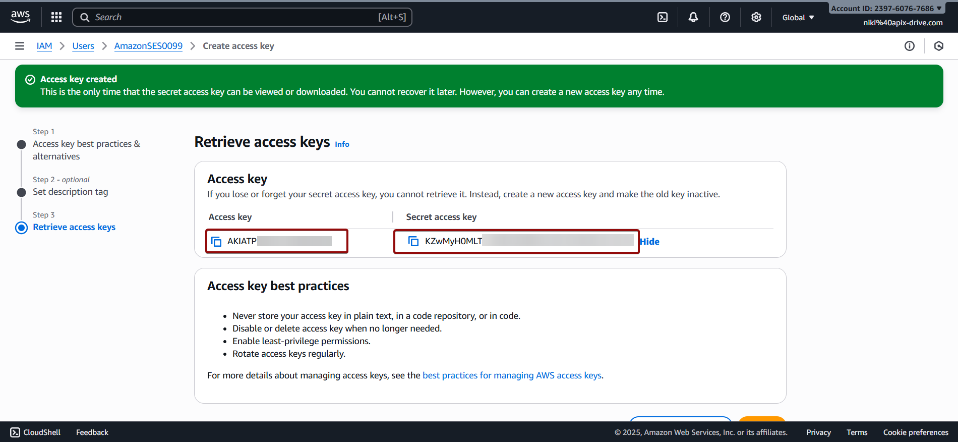 How to Connect Facebook with Amazon SES | Data Destination account connection How to Connect Facebook with Amazon SES | Data Destination account connection