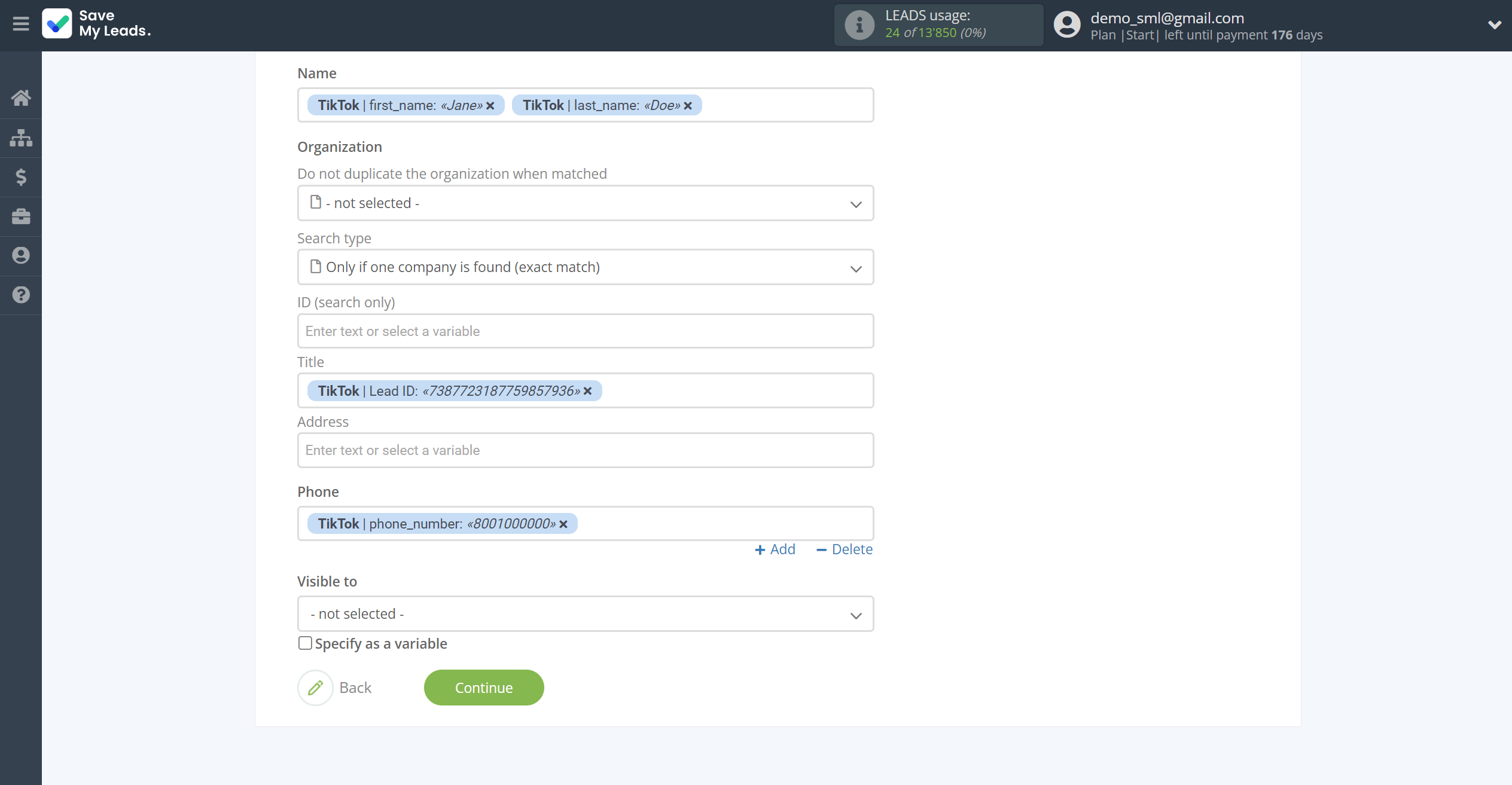 How to Connect TikTok with Pipedrive Create Contacts | Assigning fields How to Connect TikTok with Pipedrive Create Contacts | Assigning fields