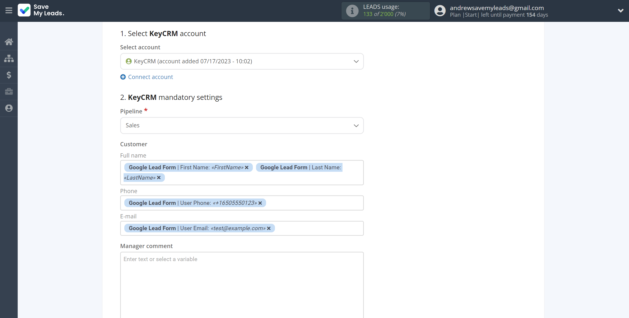 How to Connect Google Lead Form with KeyCRM Create Lead | Assigning fields How to Connect Google Lead Form with KeyCRM Create Lead | Assigning fields