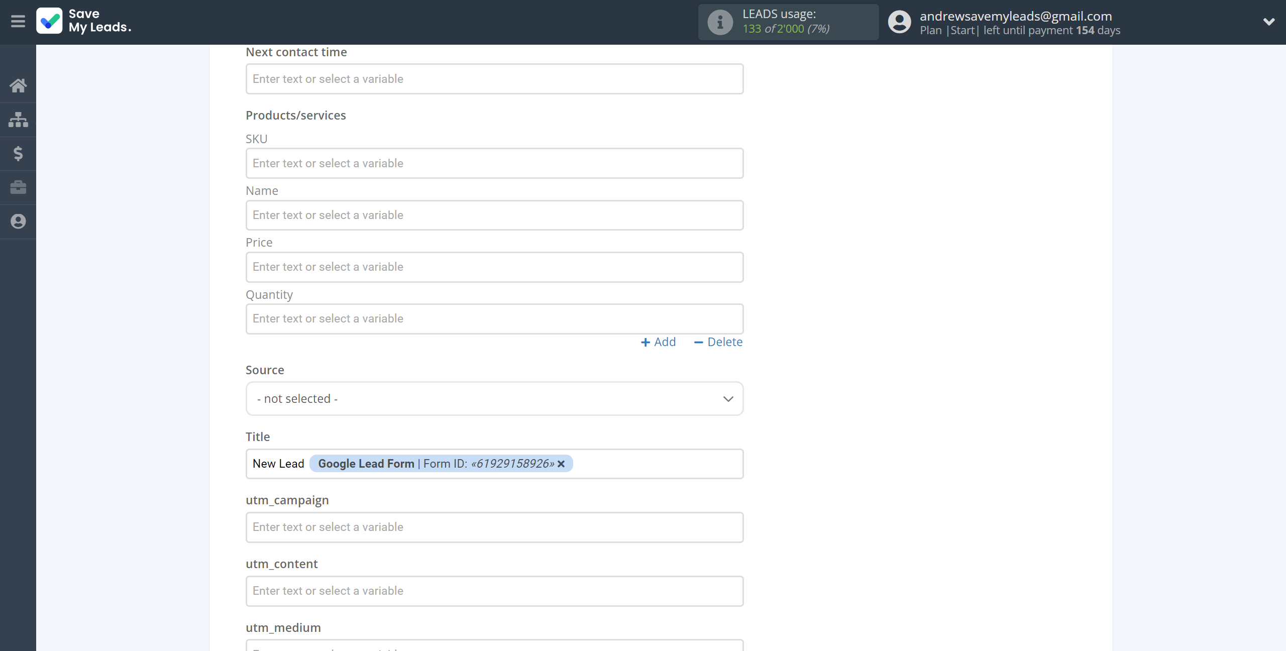 How to Connect Google Lead Form with KeyCRM Create Lead | Assigning fields How to Connect Google Lead Form with KeyCRM Create Lead | Assigning fields