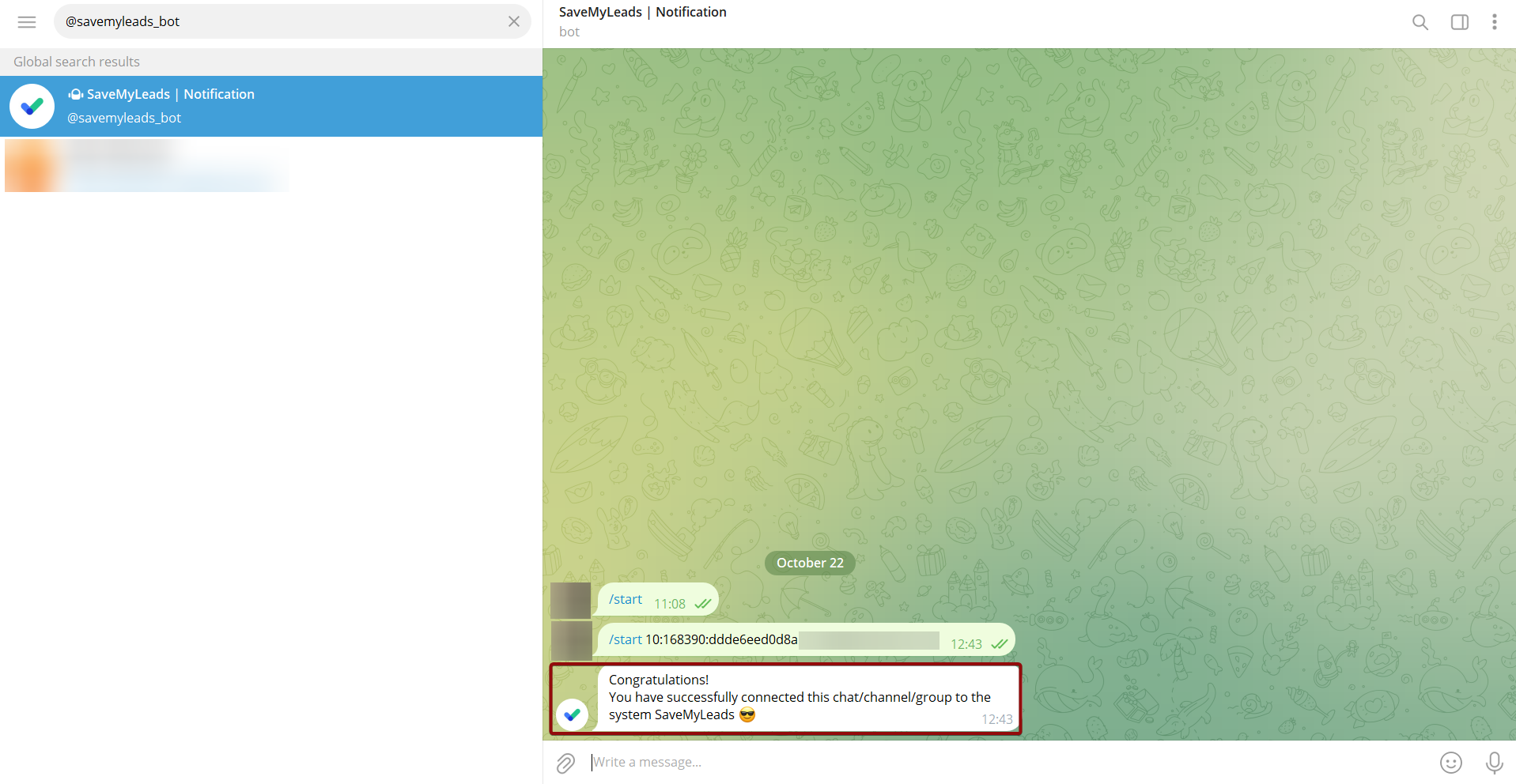 How to Connect Facebook with Telegram | Data Destination account connection