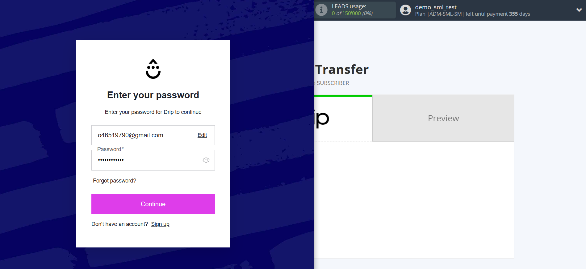 How to Connect Facebook with Drip Create/Update Subscribers | Data Destination account connection How to Connect Facebook with Drip Create/Update Subscribers | Data Destination account connection